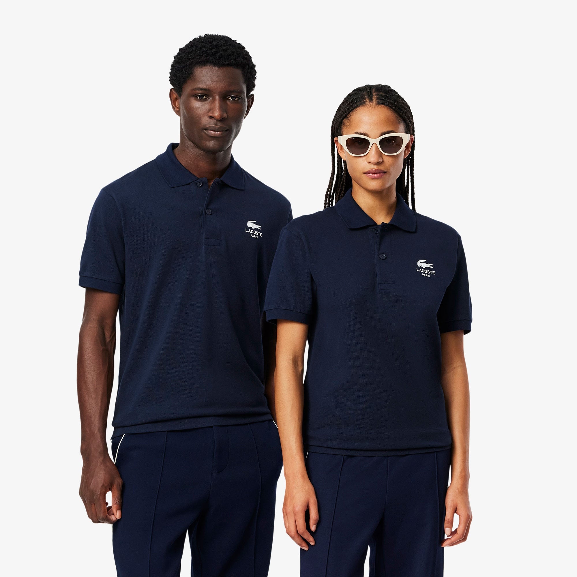 L.12.12 Unisex Classic Fit Lacivert Polo