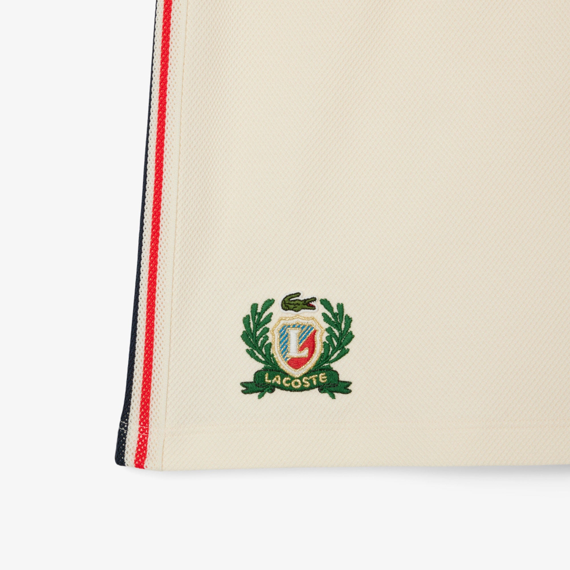 Lacoste Kadın Krem Renk Bloklu Etek
