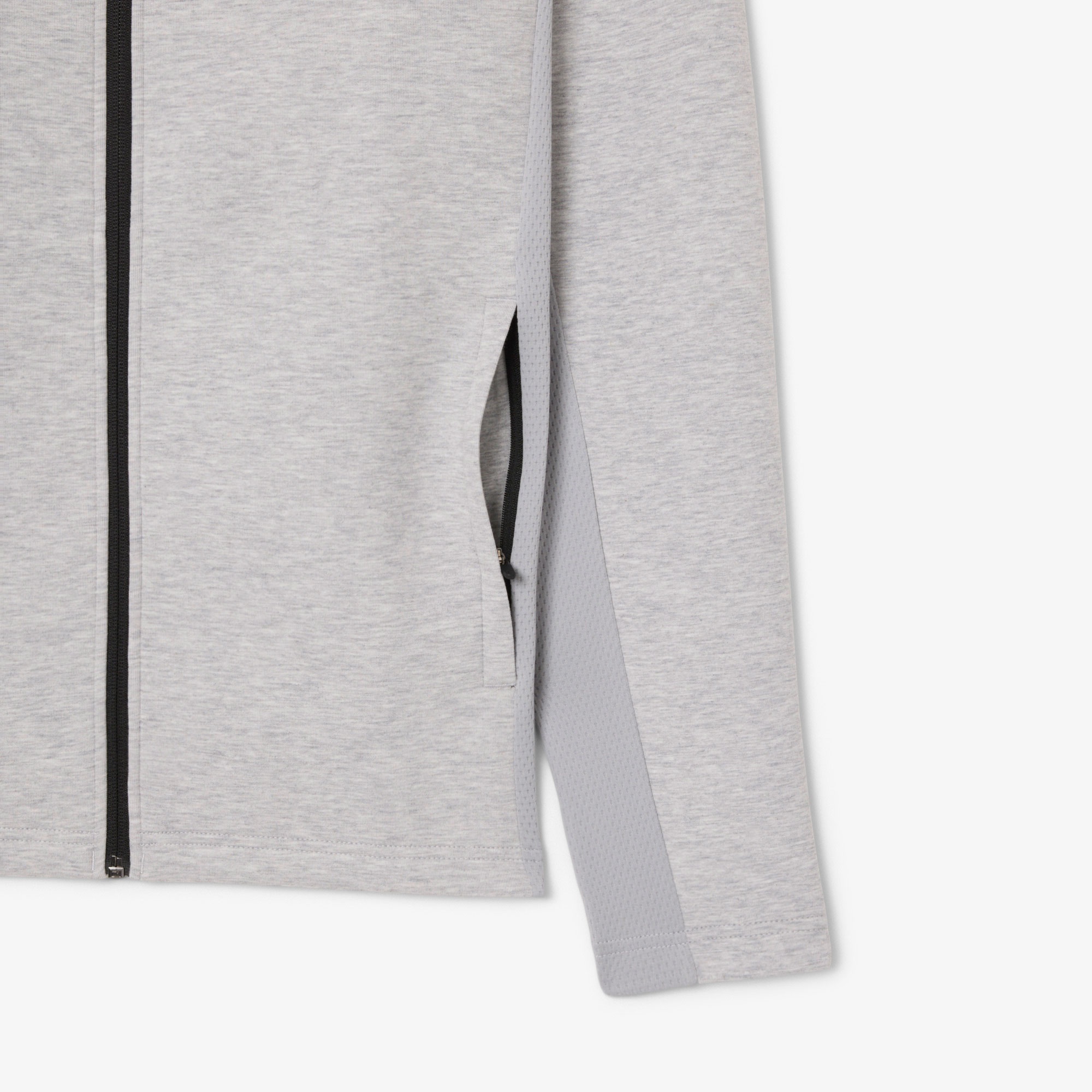 Lacoste Erkek Fermuarlı Gri Sweatshirt