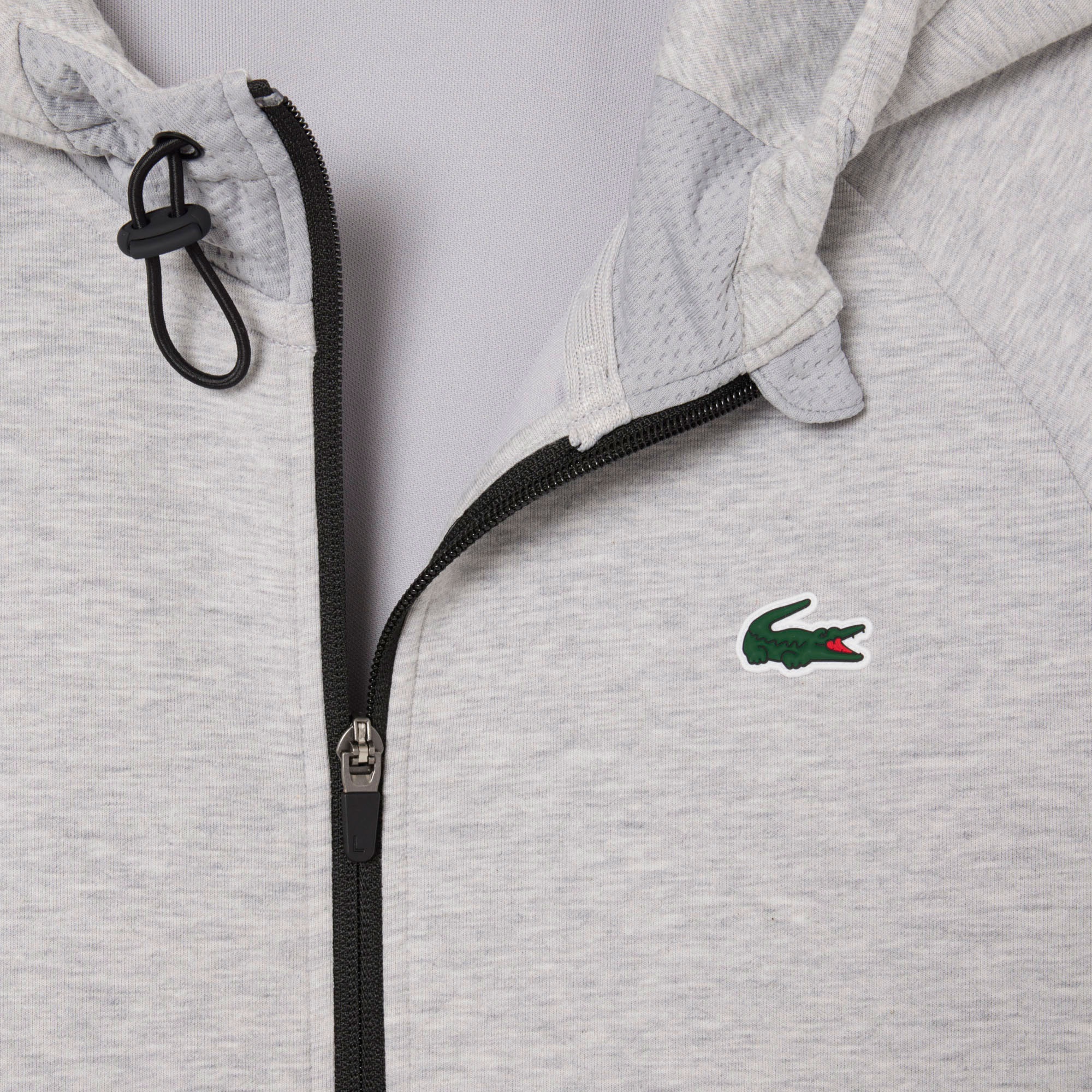 Lacoste Erkek Fermuarlı Gri Sweatshirt