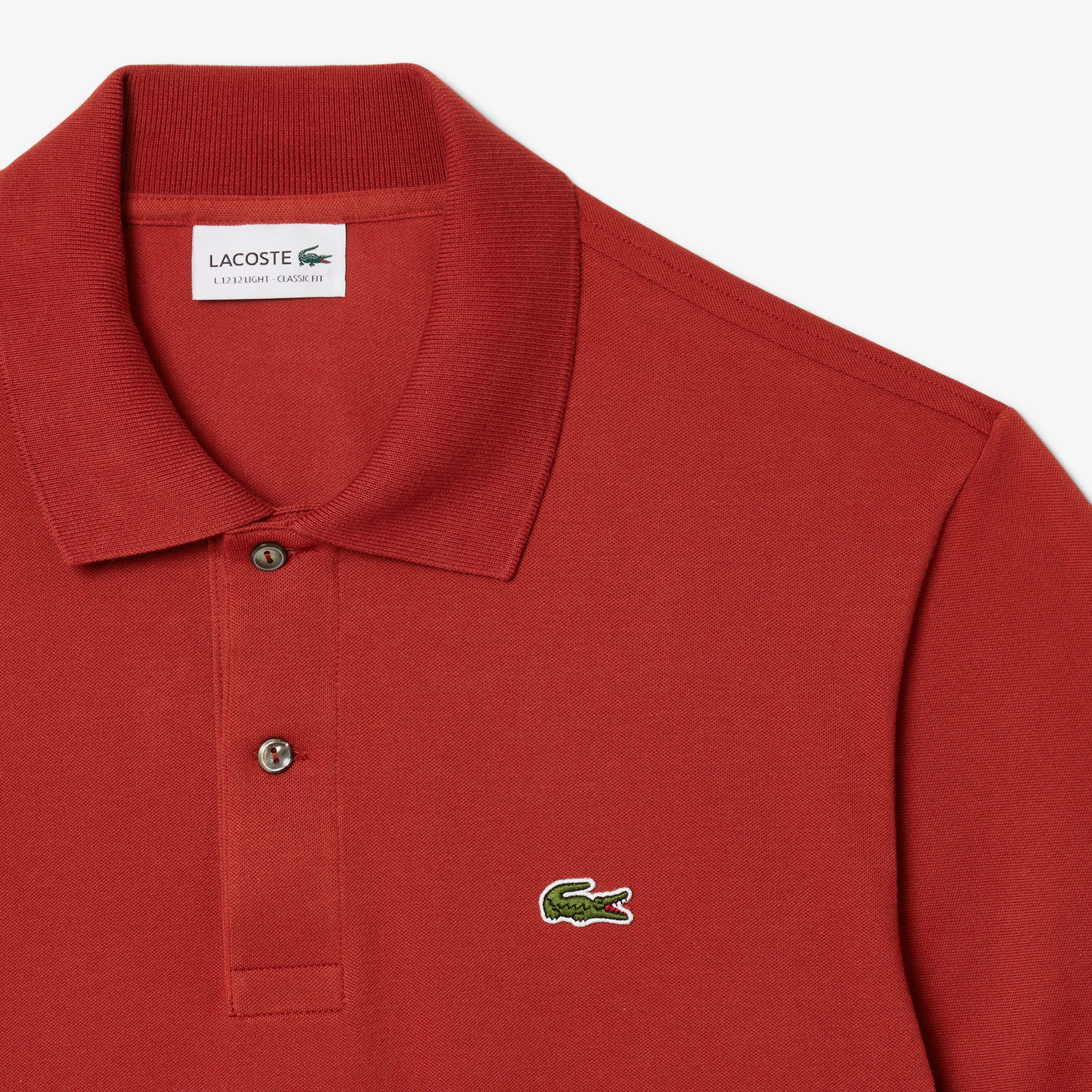 Lacoste L.12.12 Light Erkek Classic Fit Kahverengi Polo