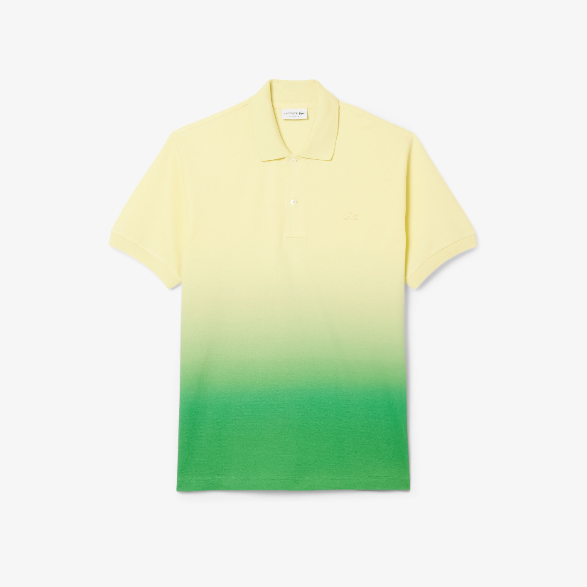 Lacoste Erkek Classic Fit Renk Bloklu Yeşil Polo