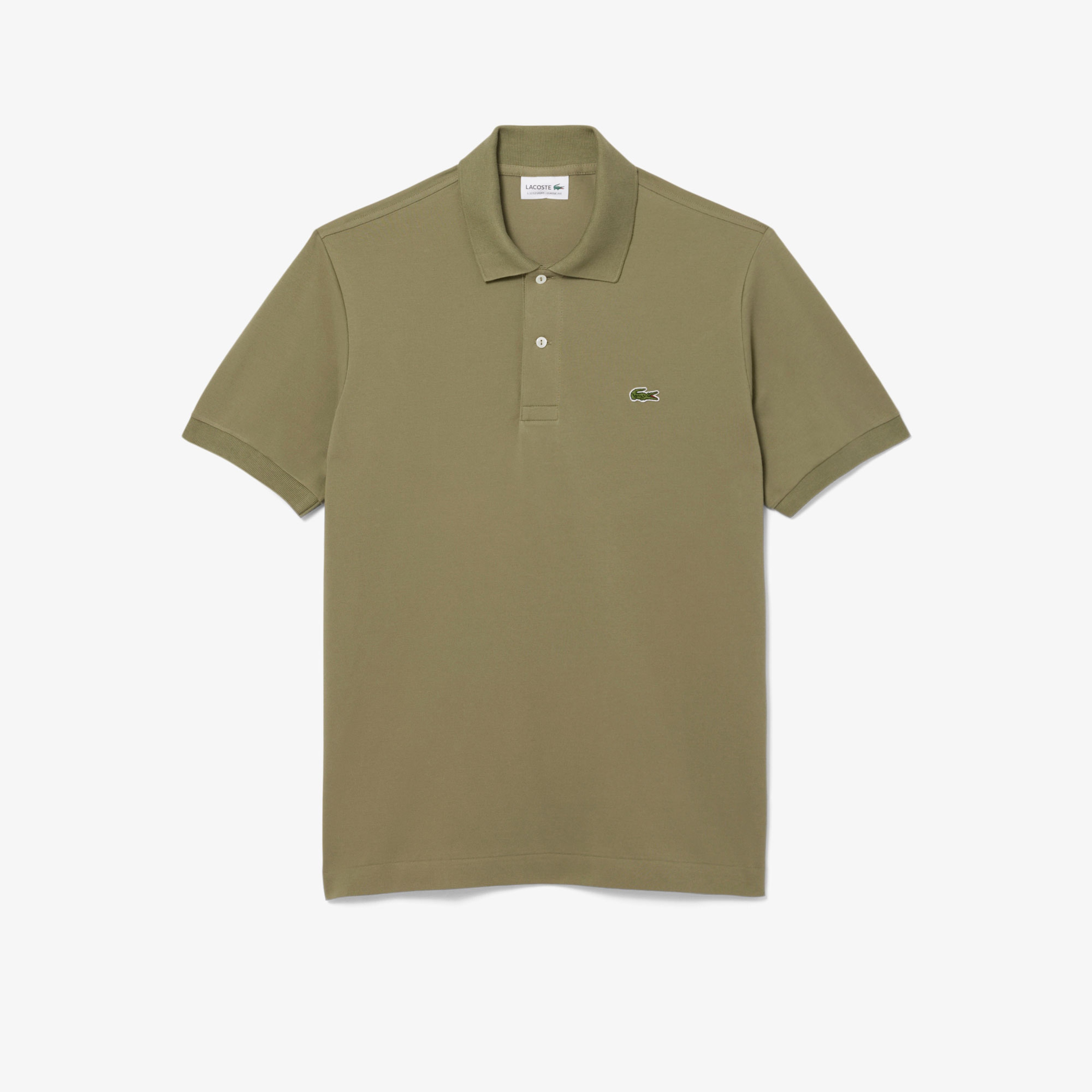 L.12.12 Light Erkek Classic Fit Haki Polo