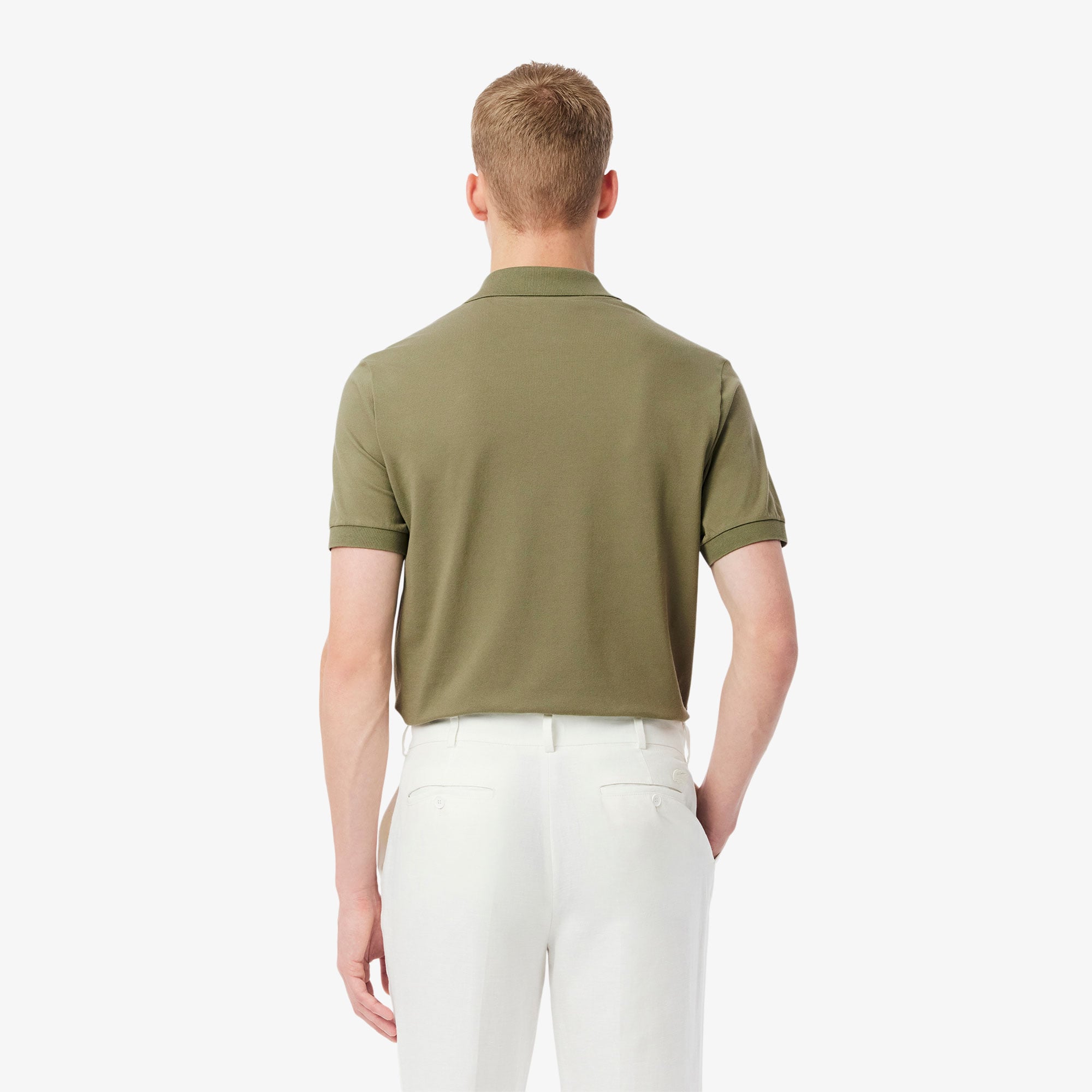 Lacoste L.12.12 Light Erkek Classic Fit Haki Polo görsel 3