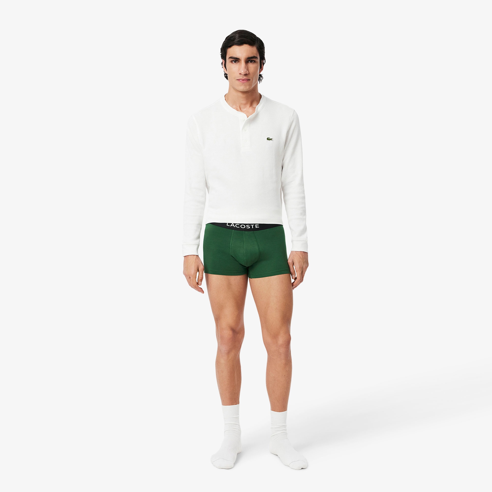 Lacoste Erkek 3'lü Renkli Boxer