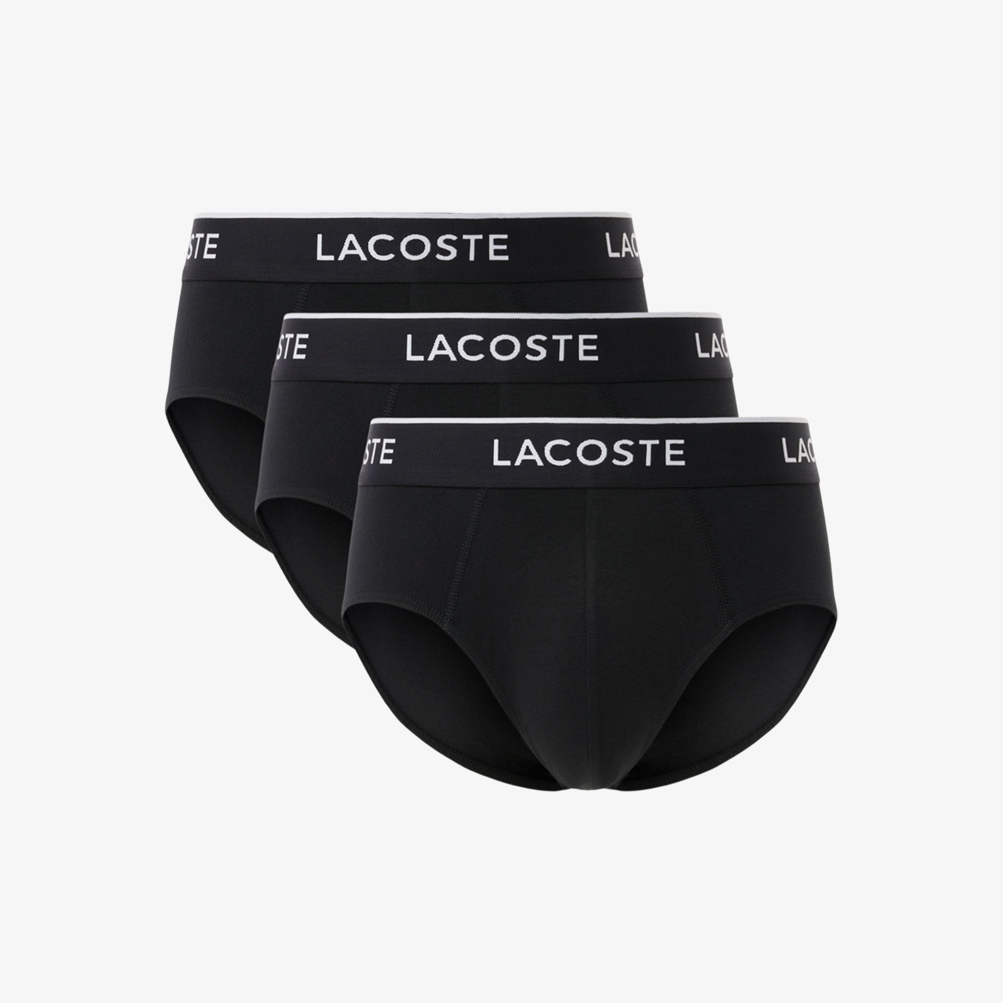 Lacoste Erkek 3'lü Siyah Külot görsel 4