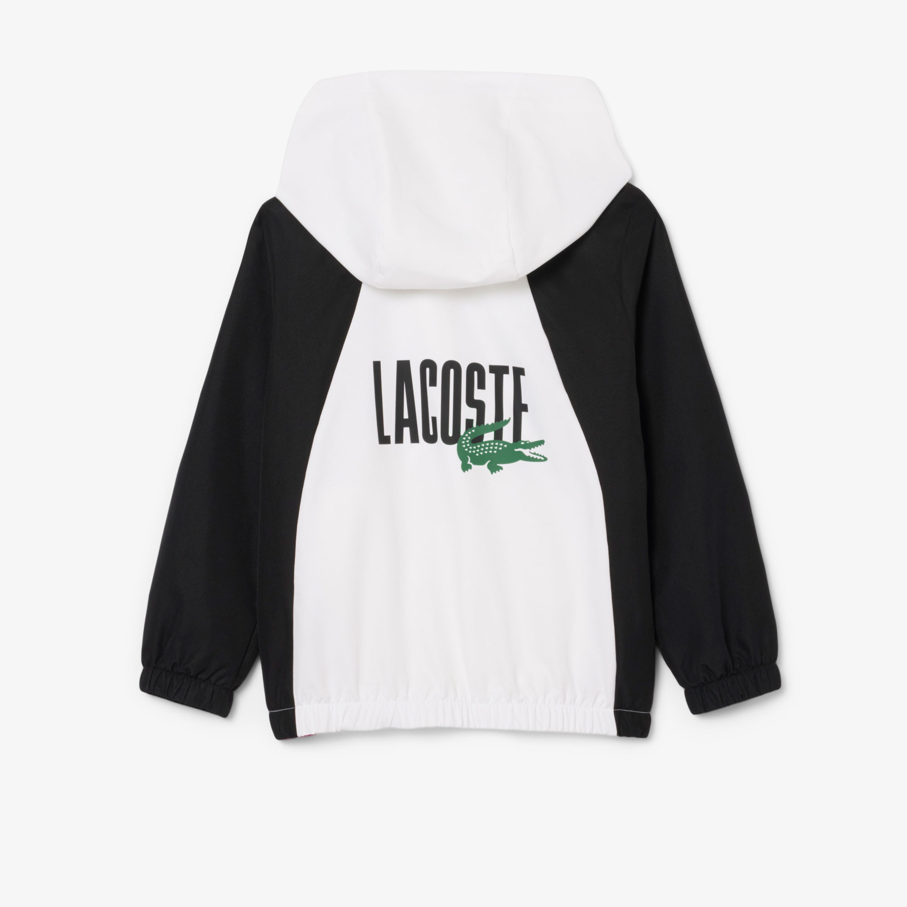 Çocuk Kapüşonlu Renk Bloklu Beyaz Eşofman Takımı Çocuk Kapüşonlu Renk Bloklu Beyaz Eşofman Takımı