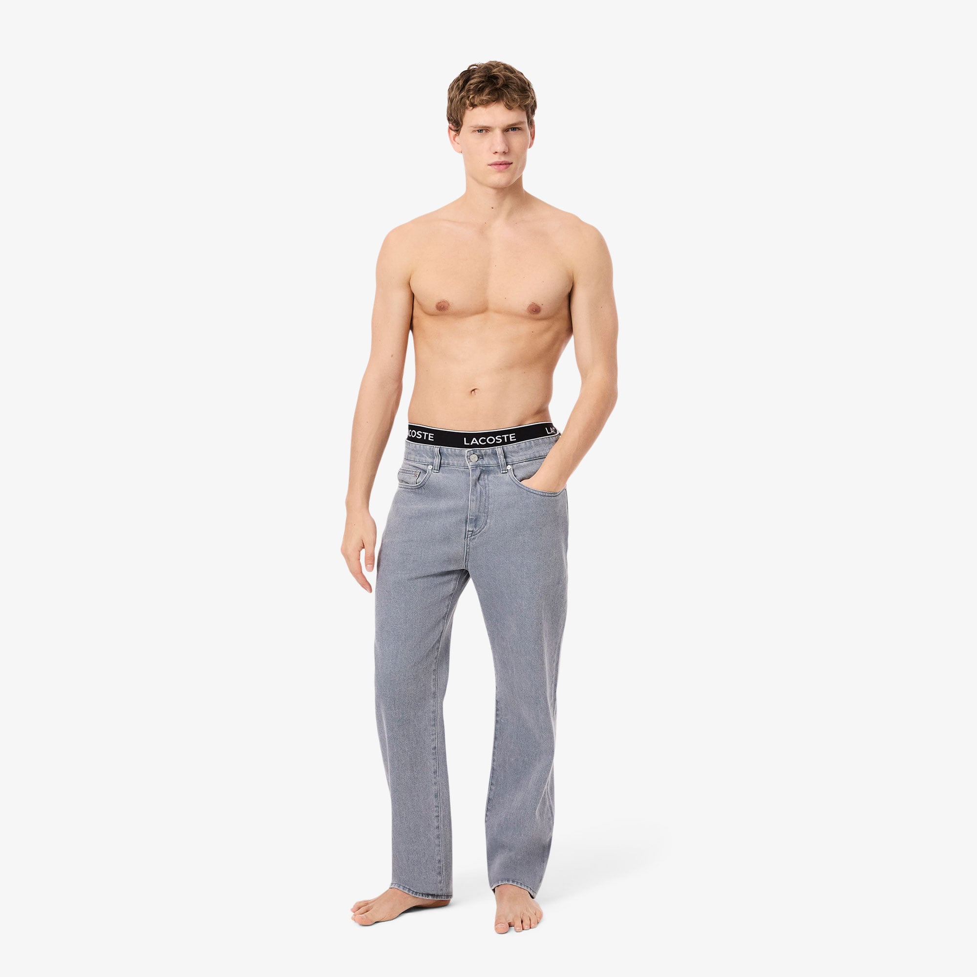 Lacoste Erkek 3'lü Siyah Boxer görsel 5