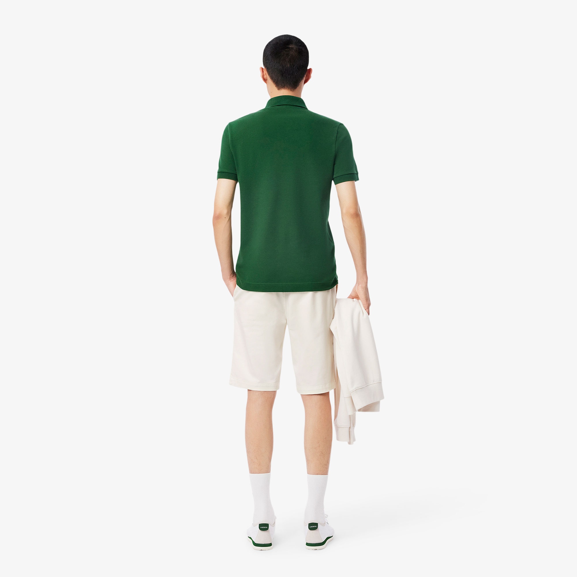 Lacoste Erkek Slim Fit Beyaz Bermuda Şort