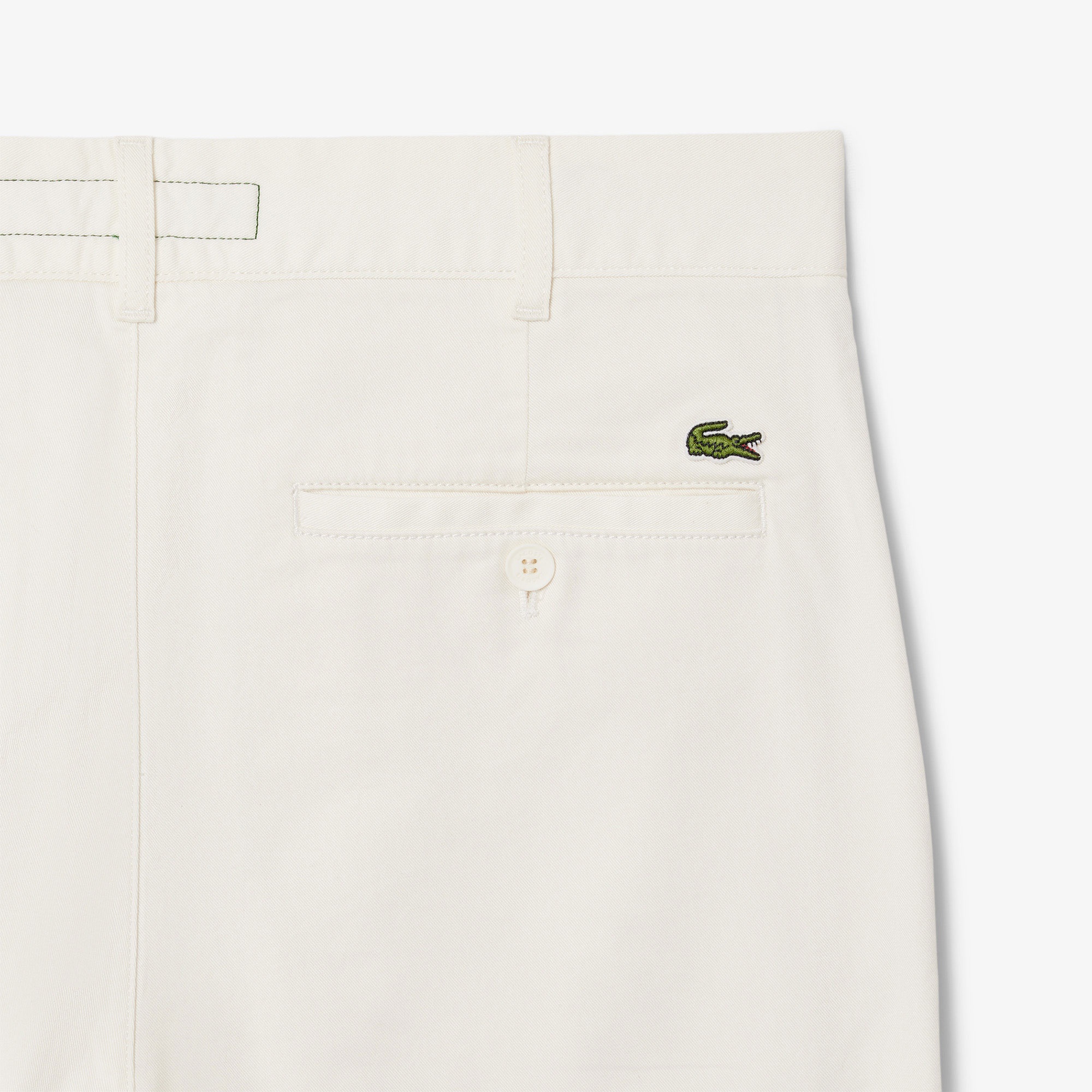 Lacoste Erkek Slim Fit Beyaz Bermuda Şort