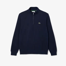 Lacoste Erkek Classic Fit Yarım Fermuarlı Lacivert Sweatshirt Lacivert