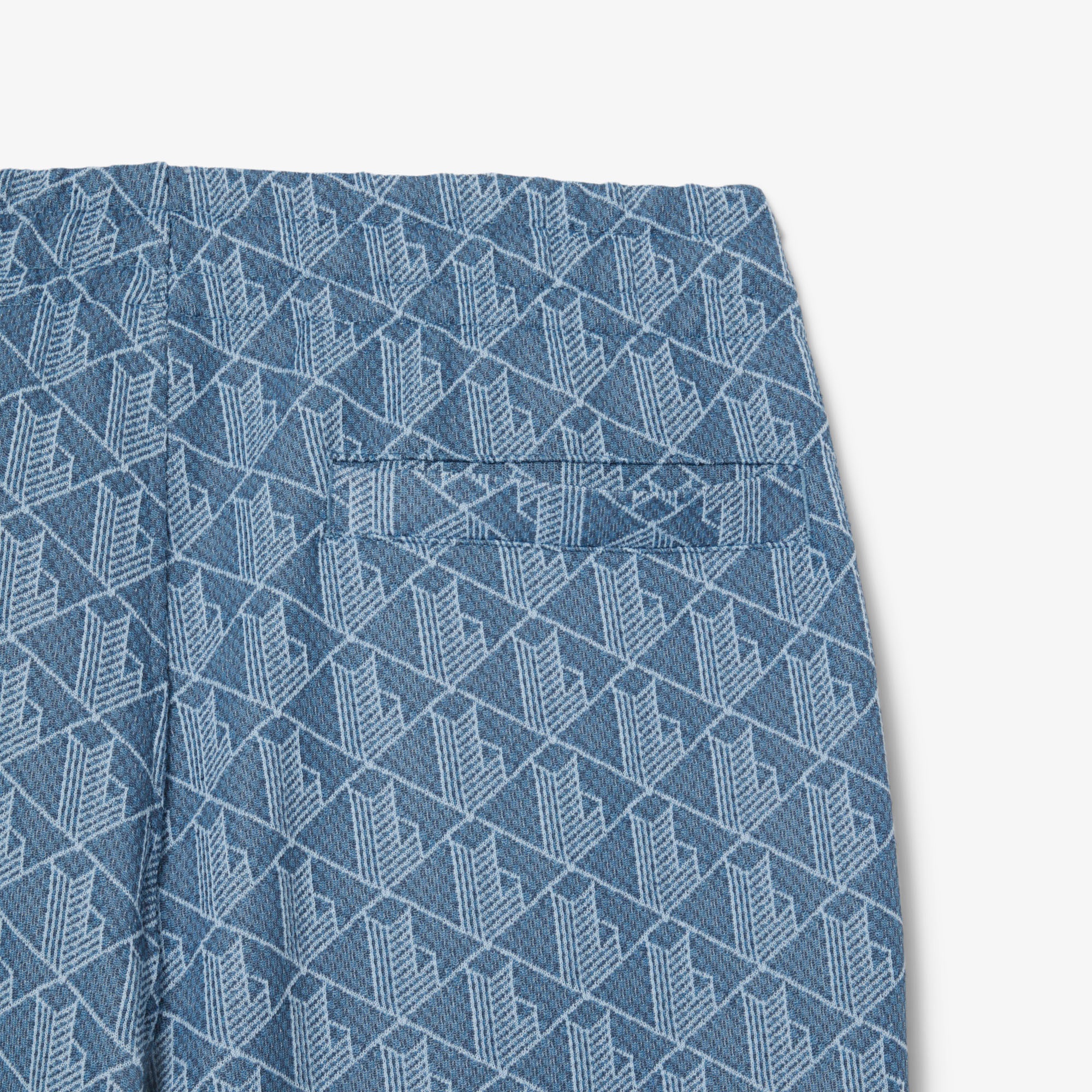 Lacoste Paris Erkek Regular Fit Monogram Mavi Eşofman Altı