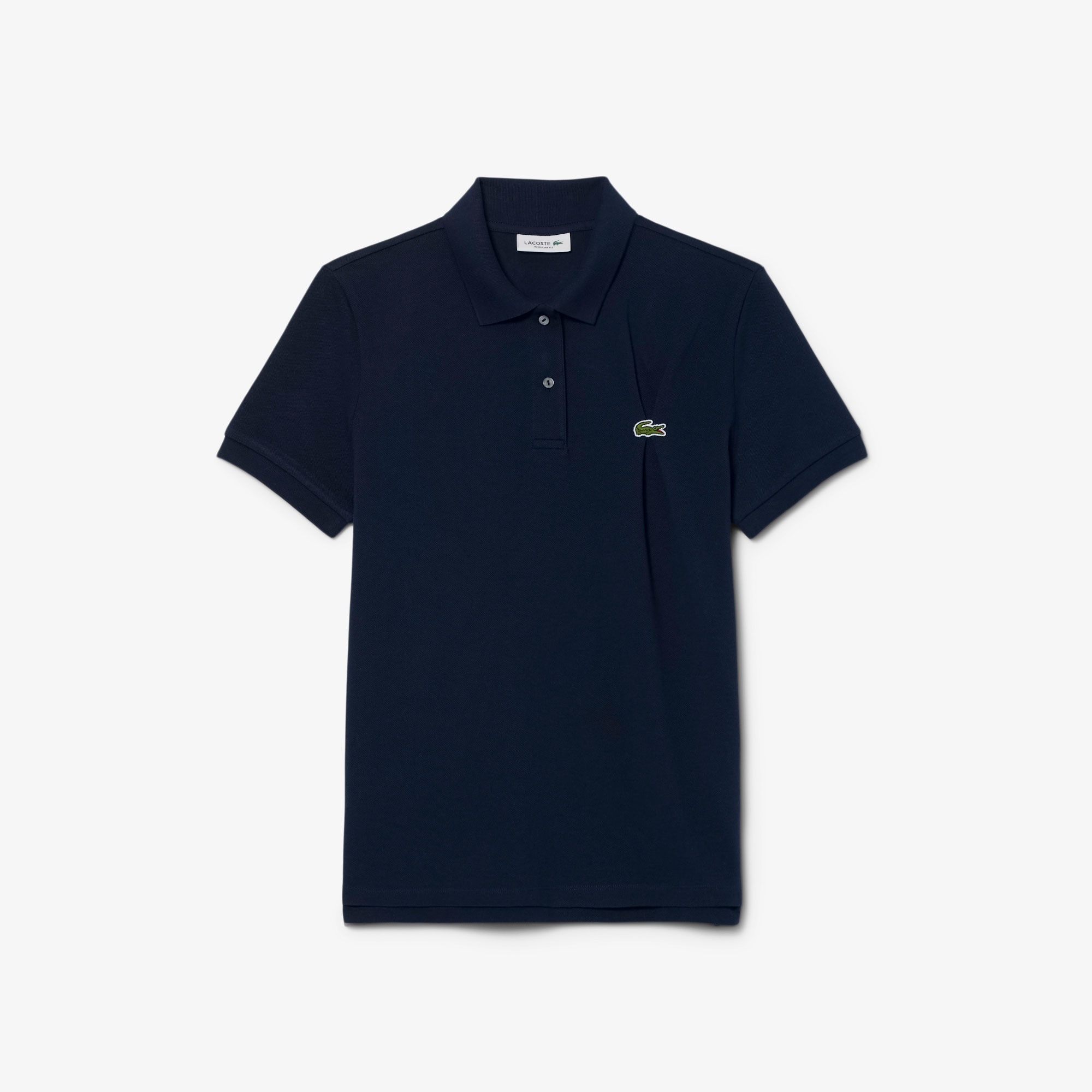 Lacoste Kadın Regular Fit Organik Pamuk Lacivert Polo