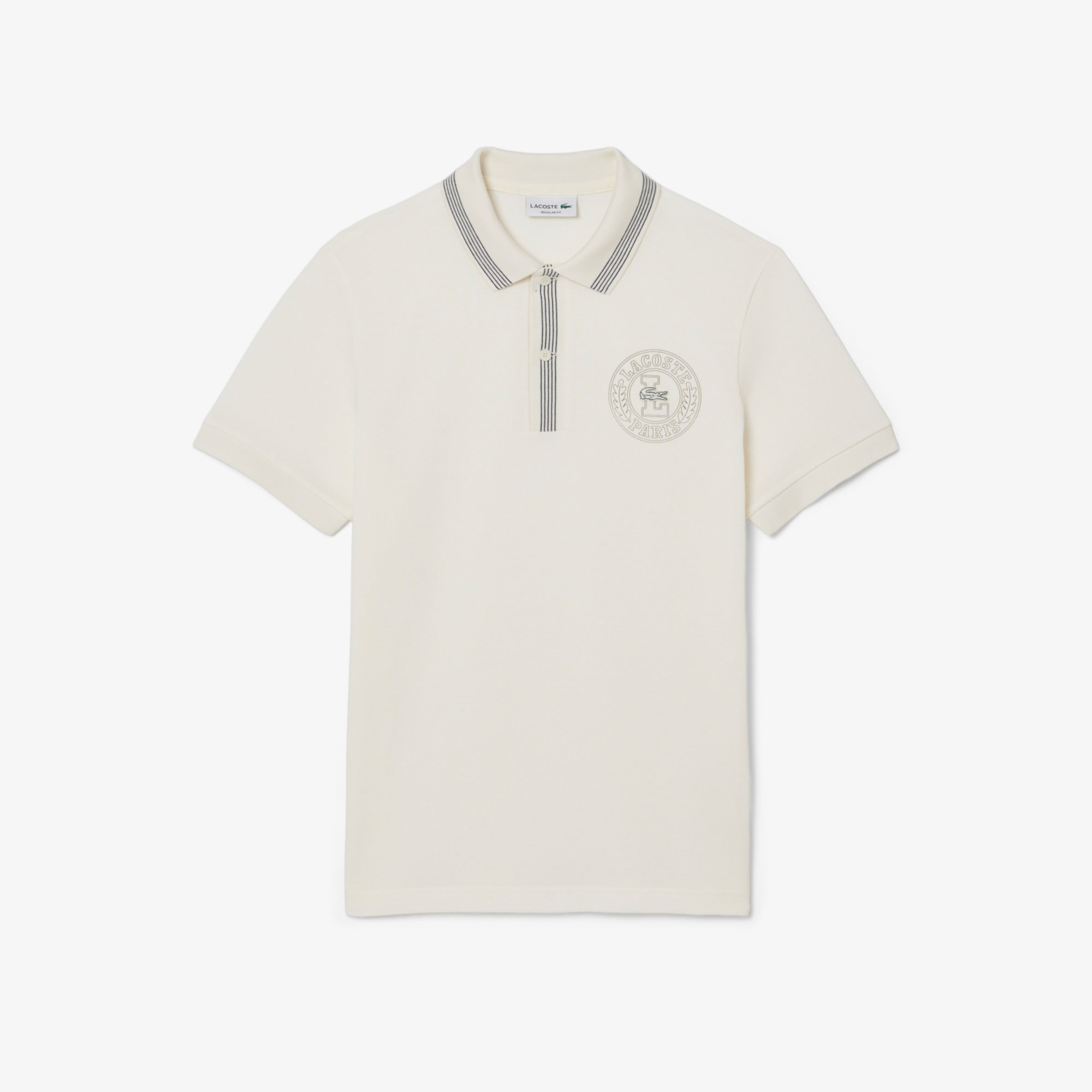 L.12.12 Erkek Regular Fit Krem Polo
