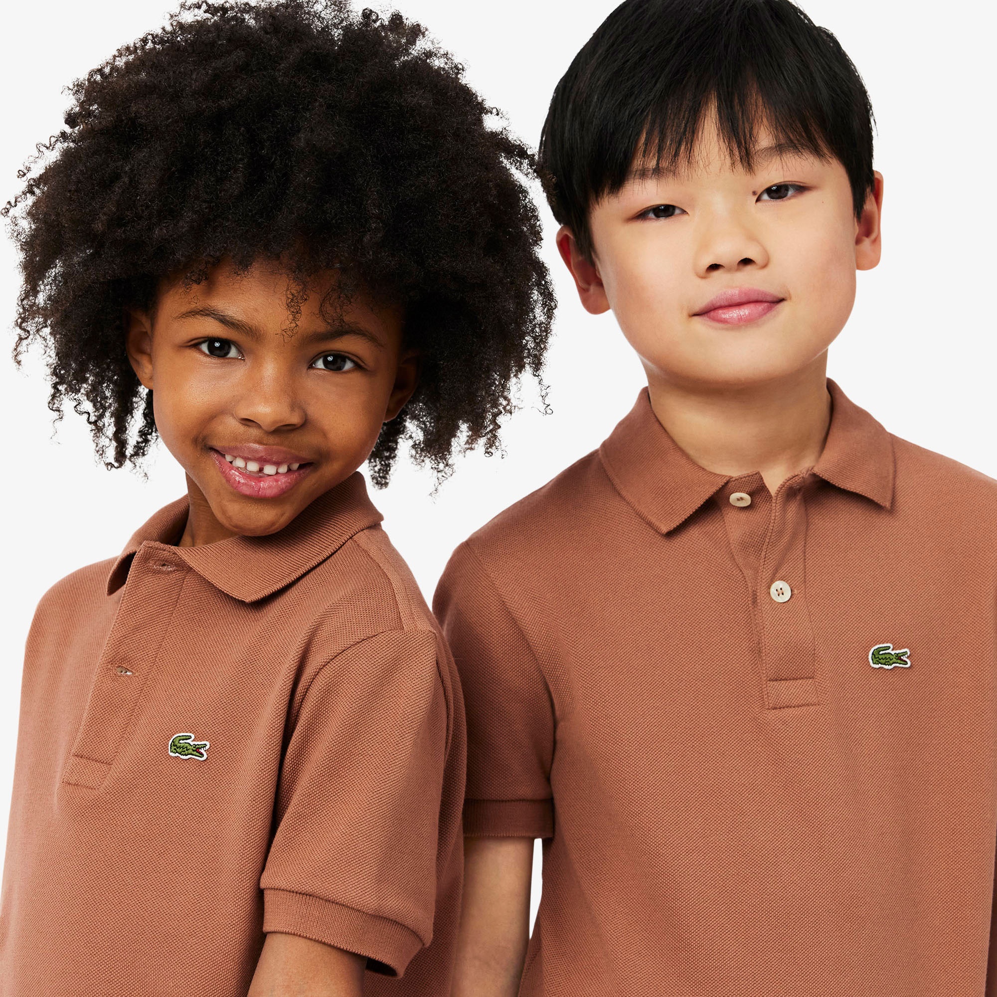 Lacoste Çocuk Regular Fit Kahverengi Polo