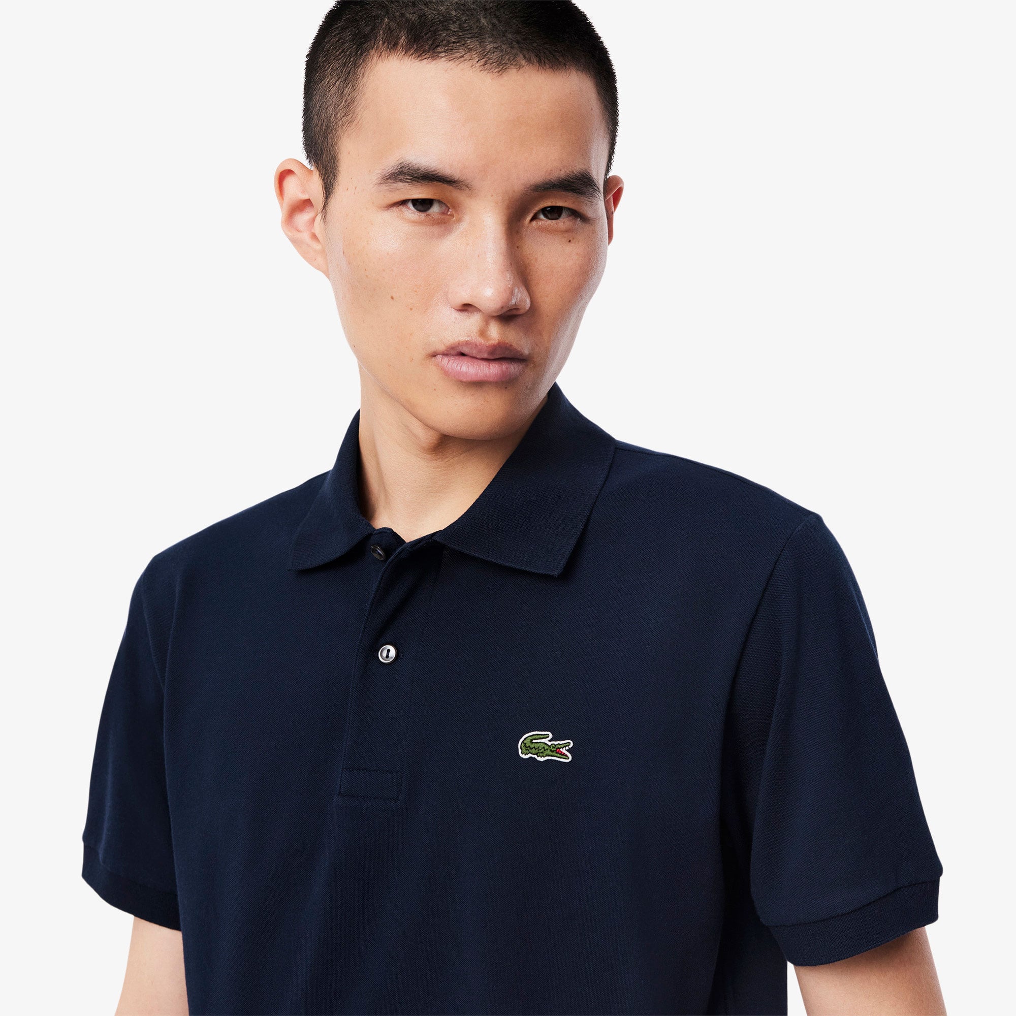Lacoste L.12.12 Light Erkek Classic Fit Lacivert Polo görsel 2