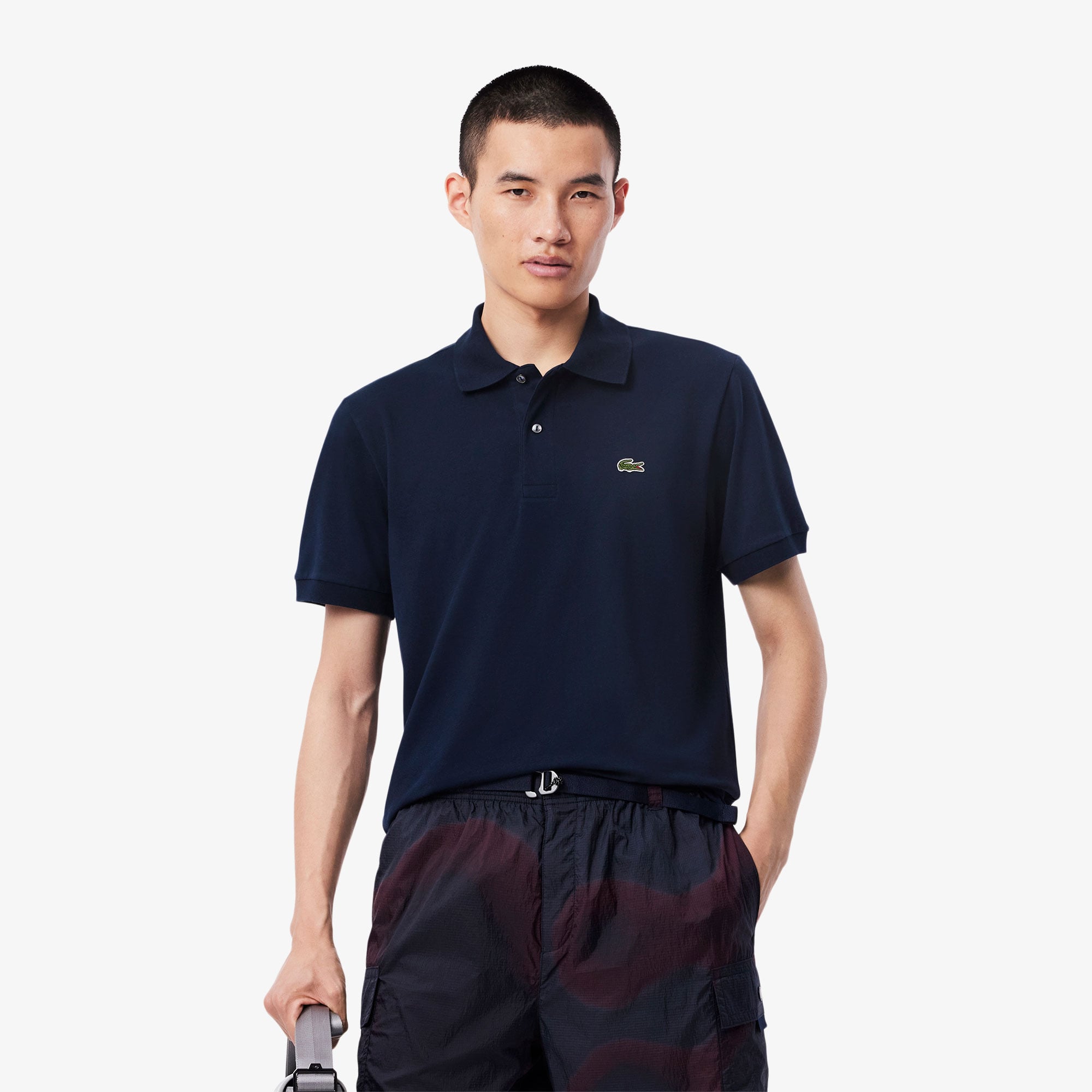 Lacoste L.12.12 Light Erkek Classic Fit Lacivert Polo