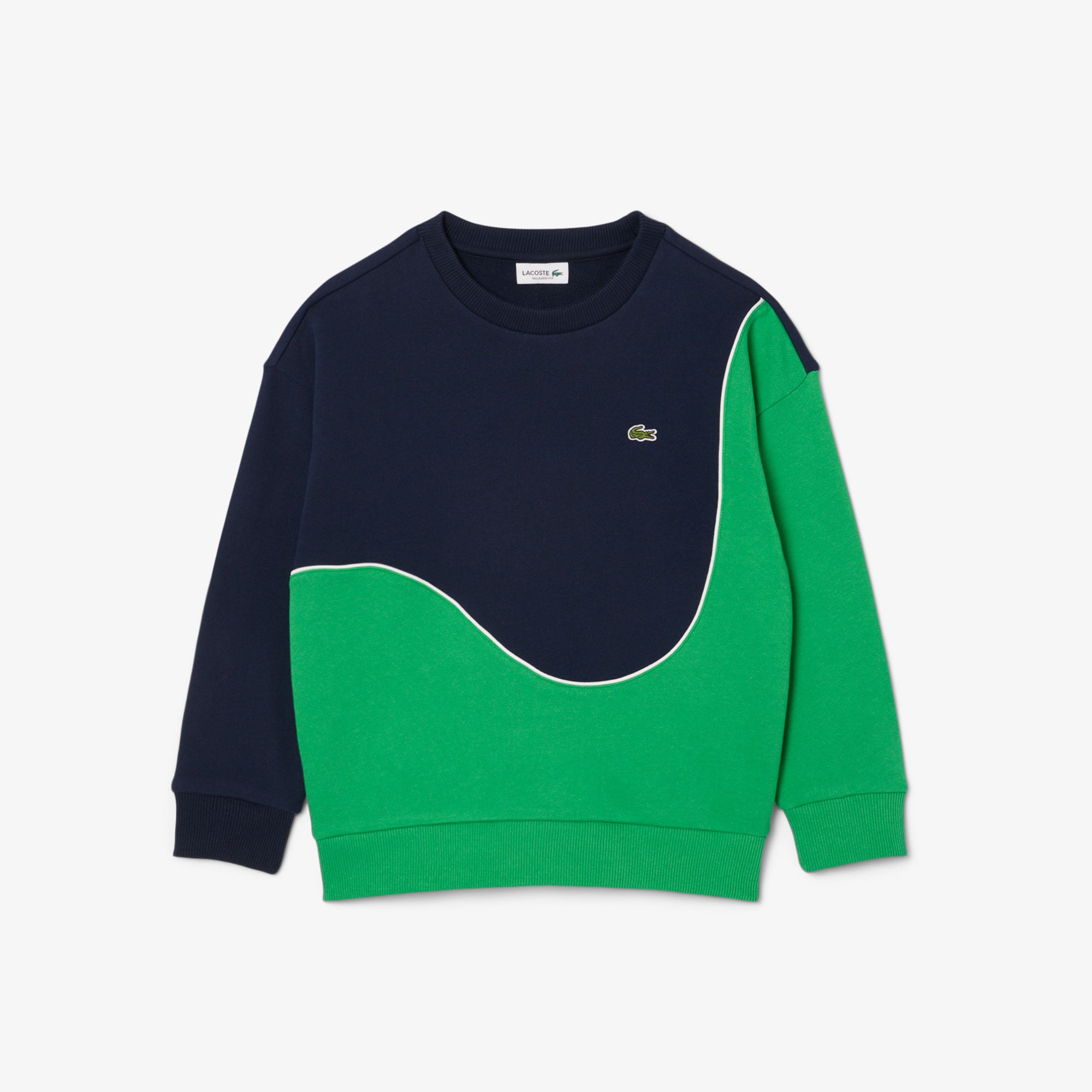 すのすと Çocuk Bisiklet Yaka Renk Bloklu Lacivert Sweatshirt SJ8436.NZI