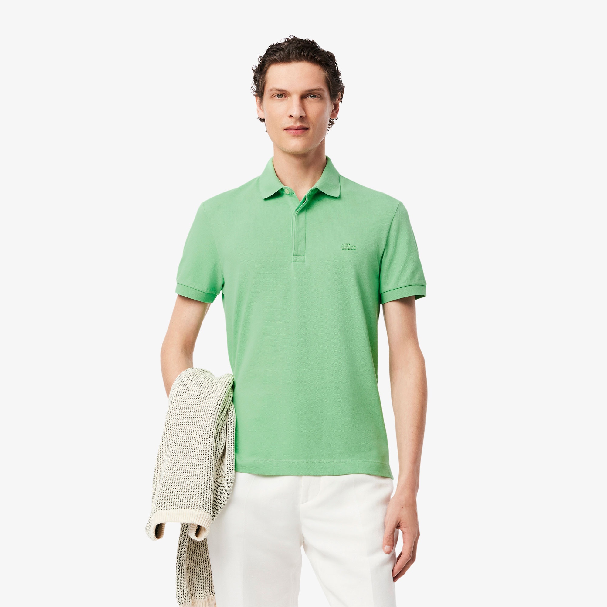 Lacoste Paris Erkek Regular Fit Yeşil Polo