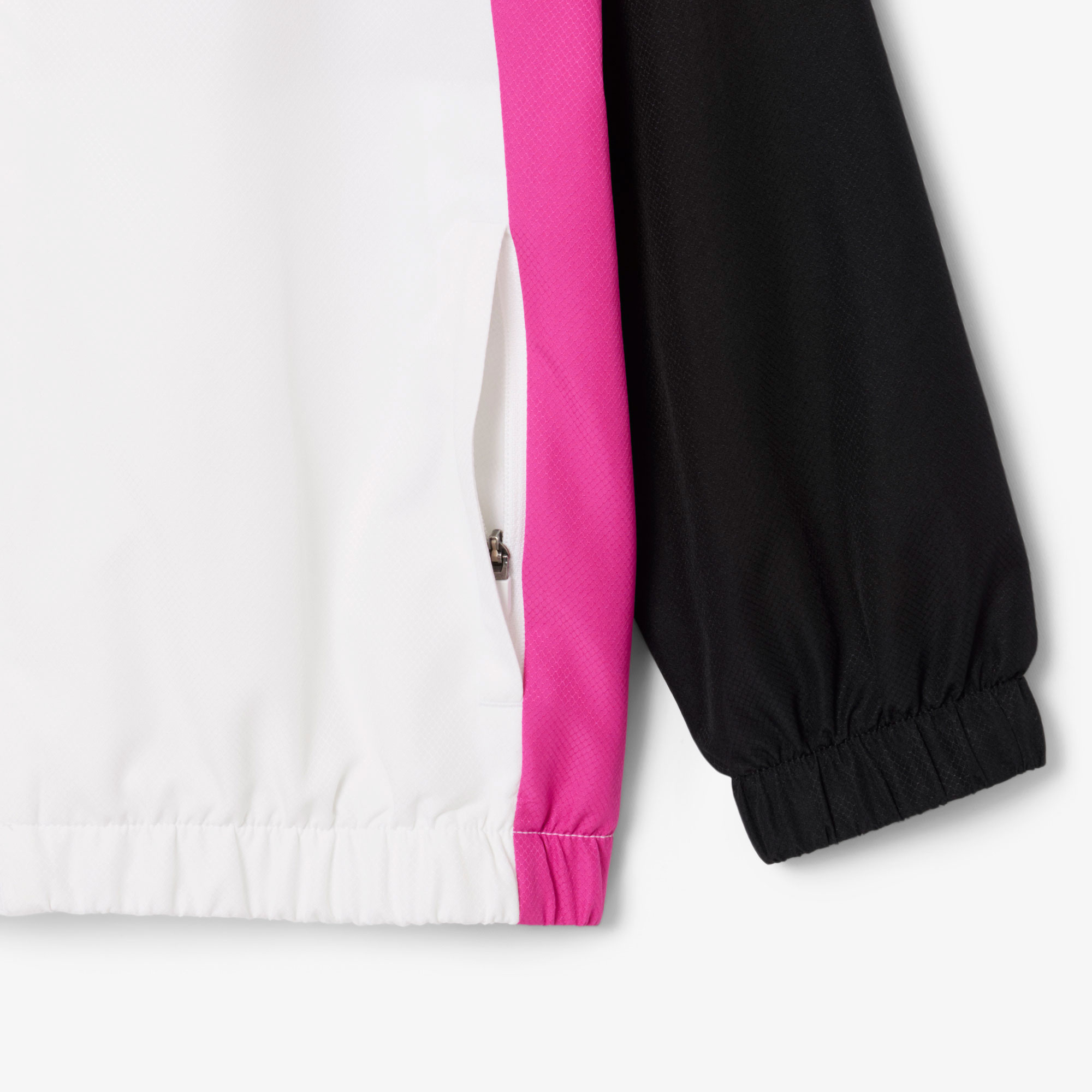 Çocuk Kapüşonlu Renk Bloklu Beyaz Eşofman Takımı Çocuk Kapüşonlu Renk Bloklu Beyaz Eşofman Takımı