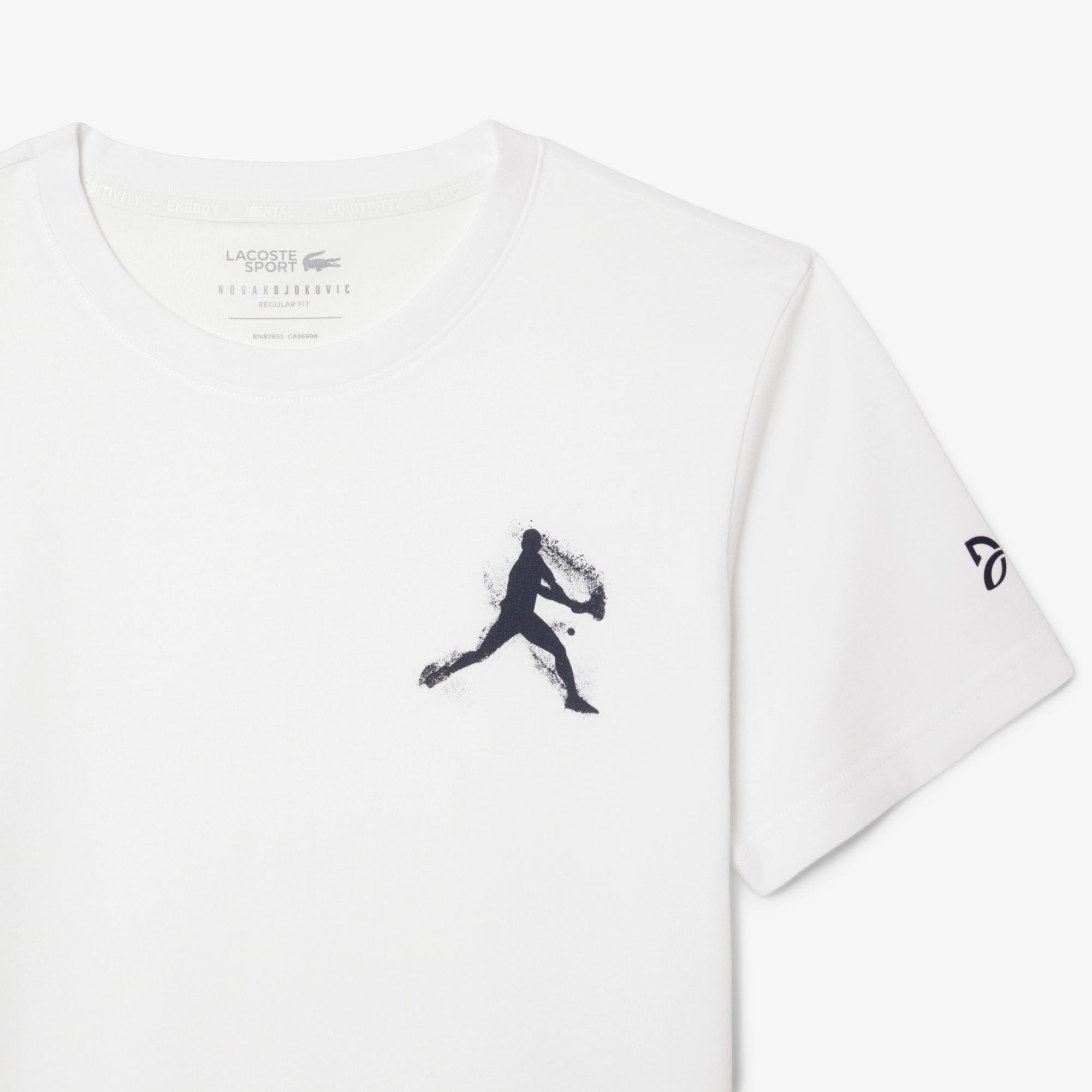 Tennis x Novak Djokovic Erkek Regular Fit Bisiklet Yaka Baskılı Beyaz T-Shirt & Şapka Seti
