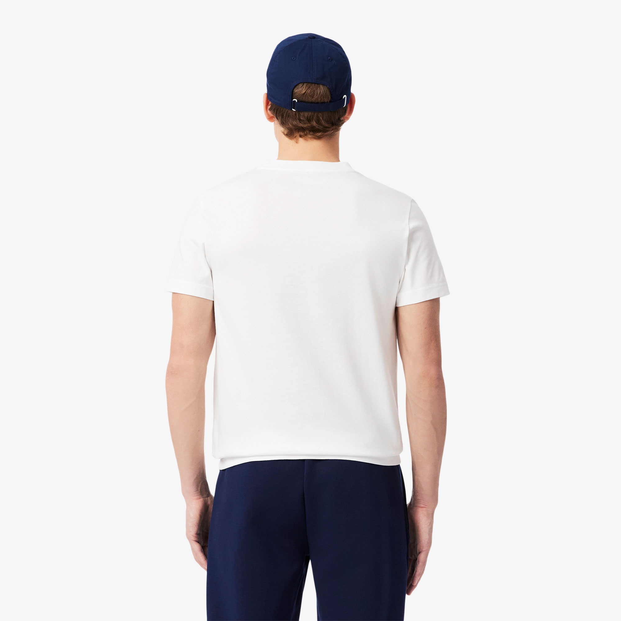 Tennis x Novak Djokovic Erkek Regular Fit Bisiklet Yaka Baskılı Beyaz T-Shirt & Şapka Seti