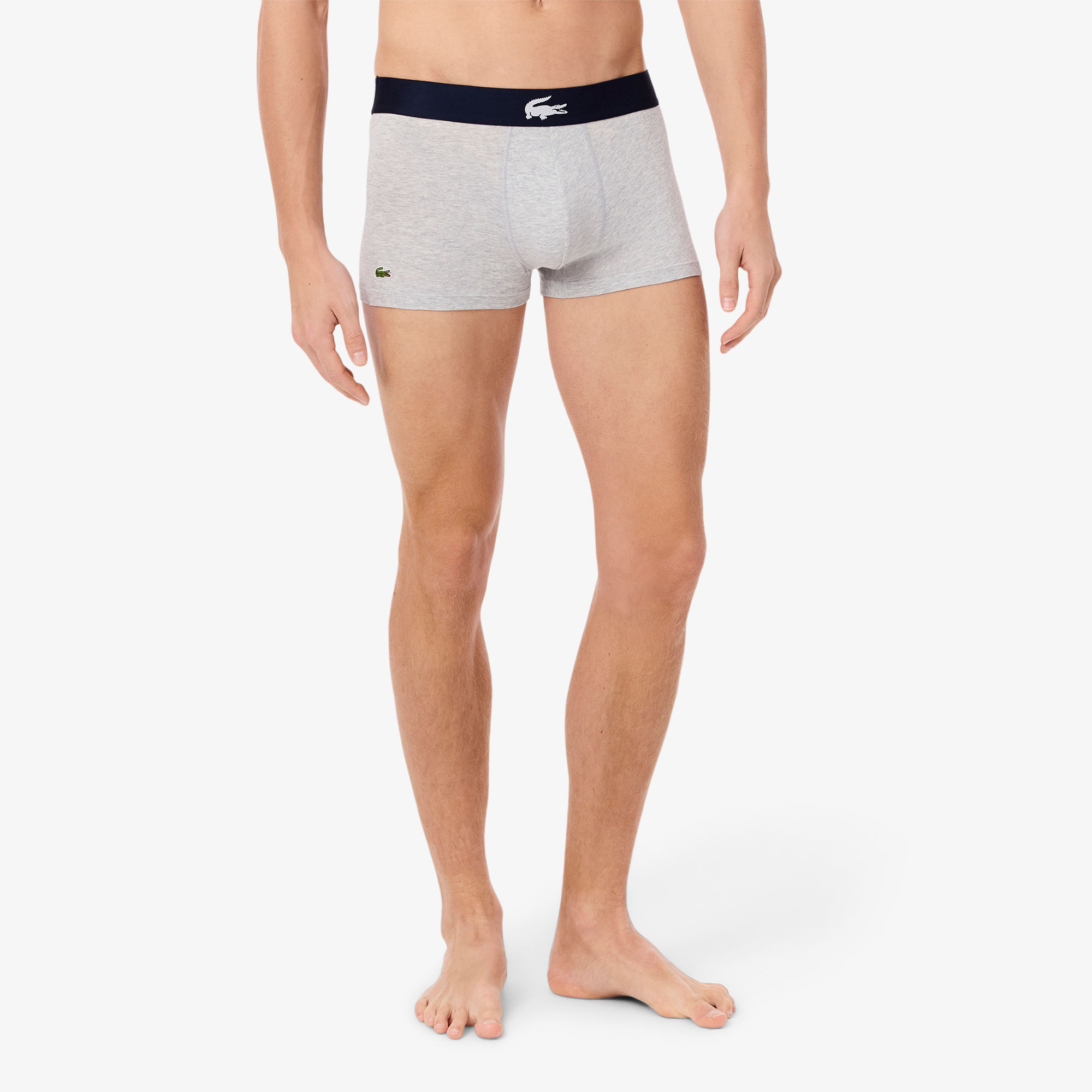 Lacoste Erkek Baskılı 3'lü Renkli Boxer görsel 4