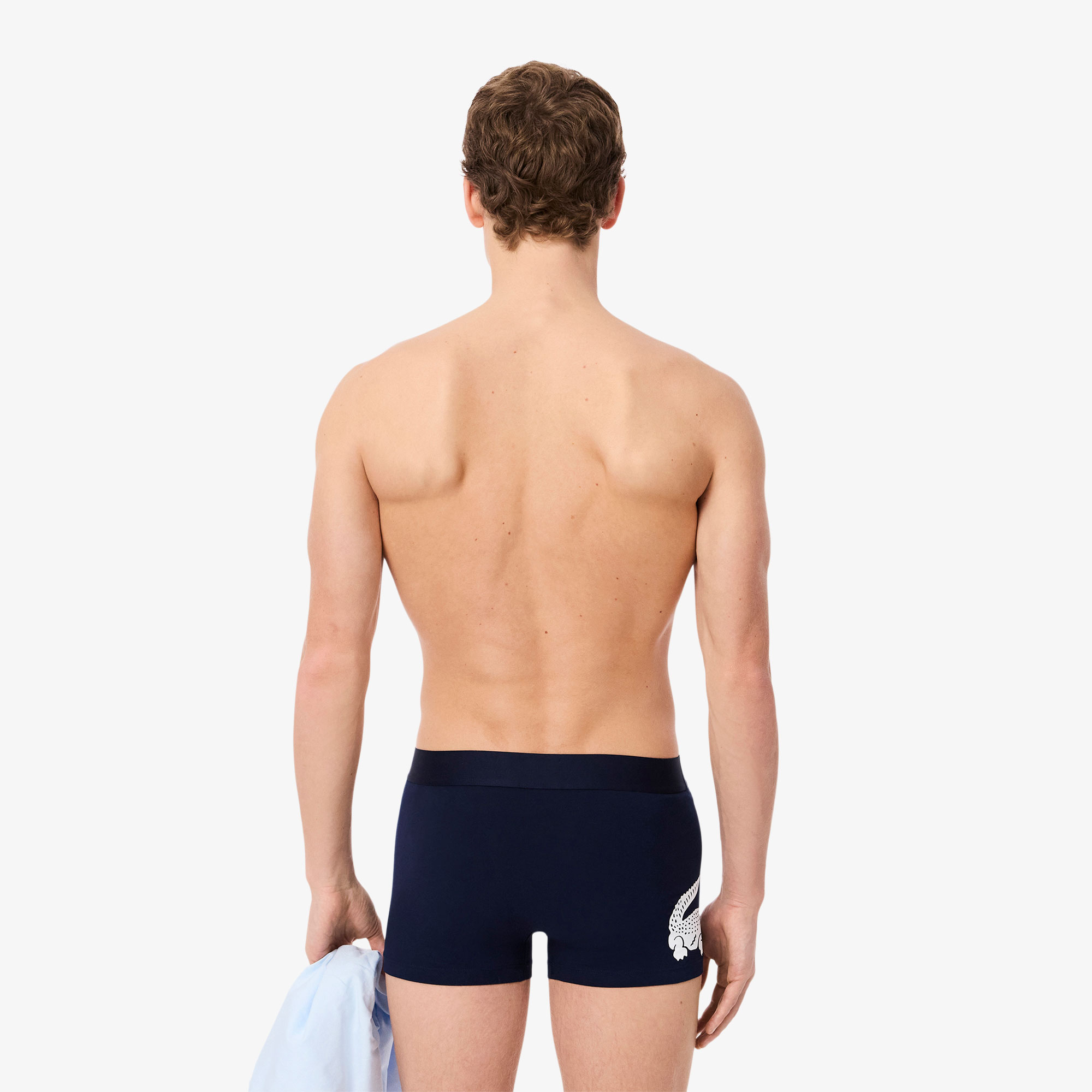 Lacoste Erkek Baskılı 3'lü Renkli Boxer görsel 3