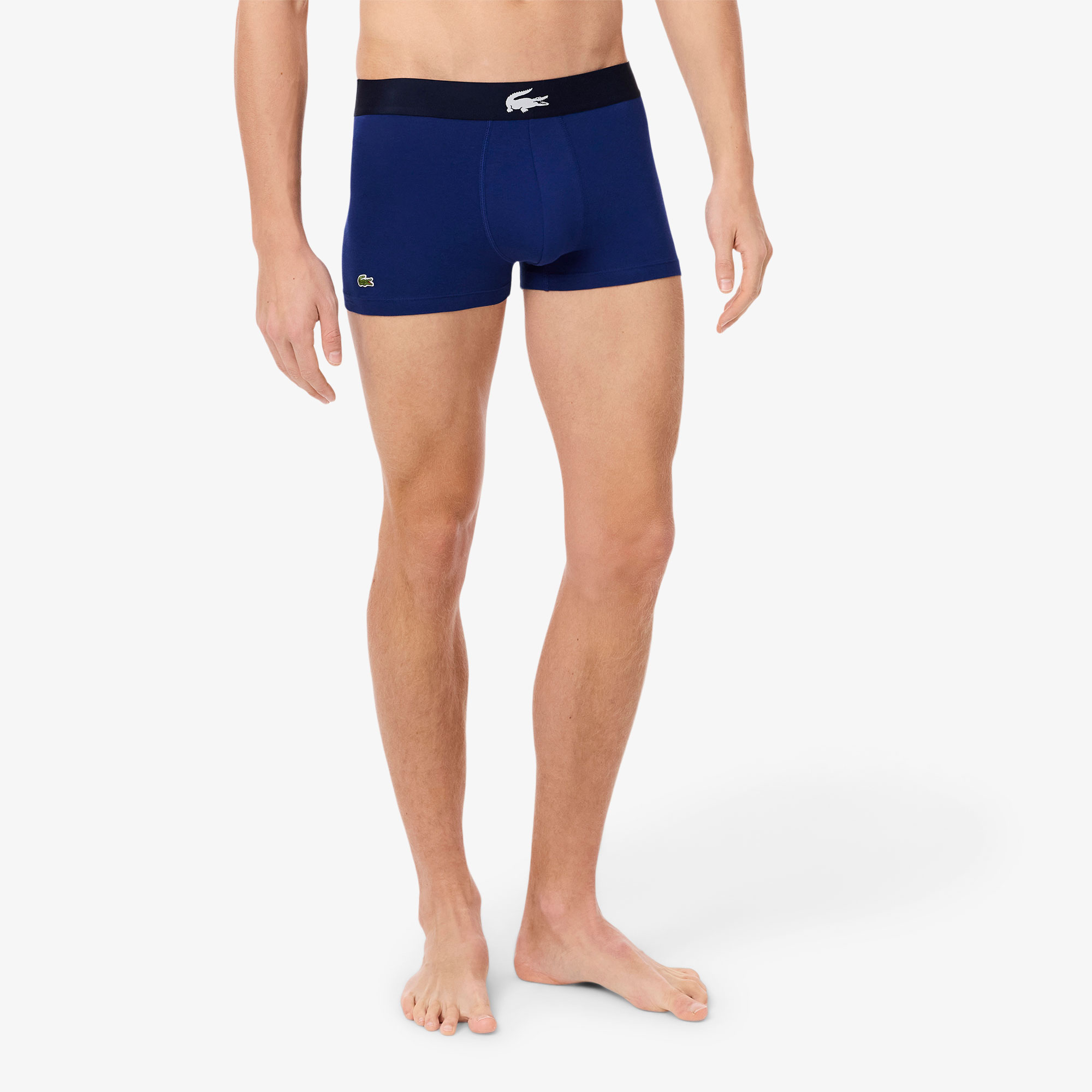 Lacoste Erkek Baskılı 3'lü Renkli Boxer görsel 8