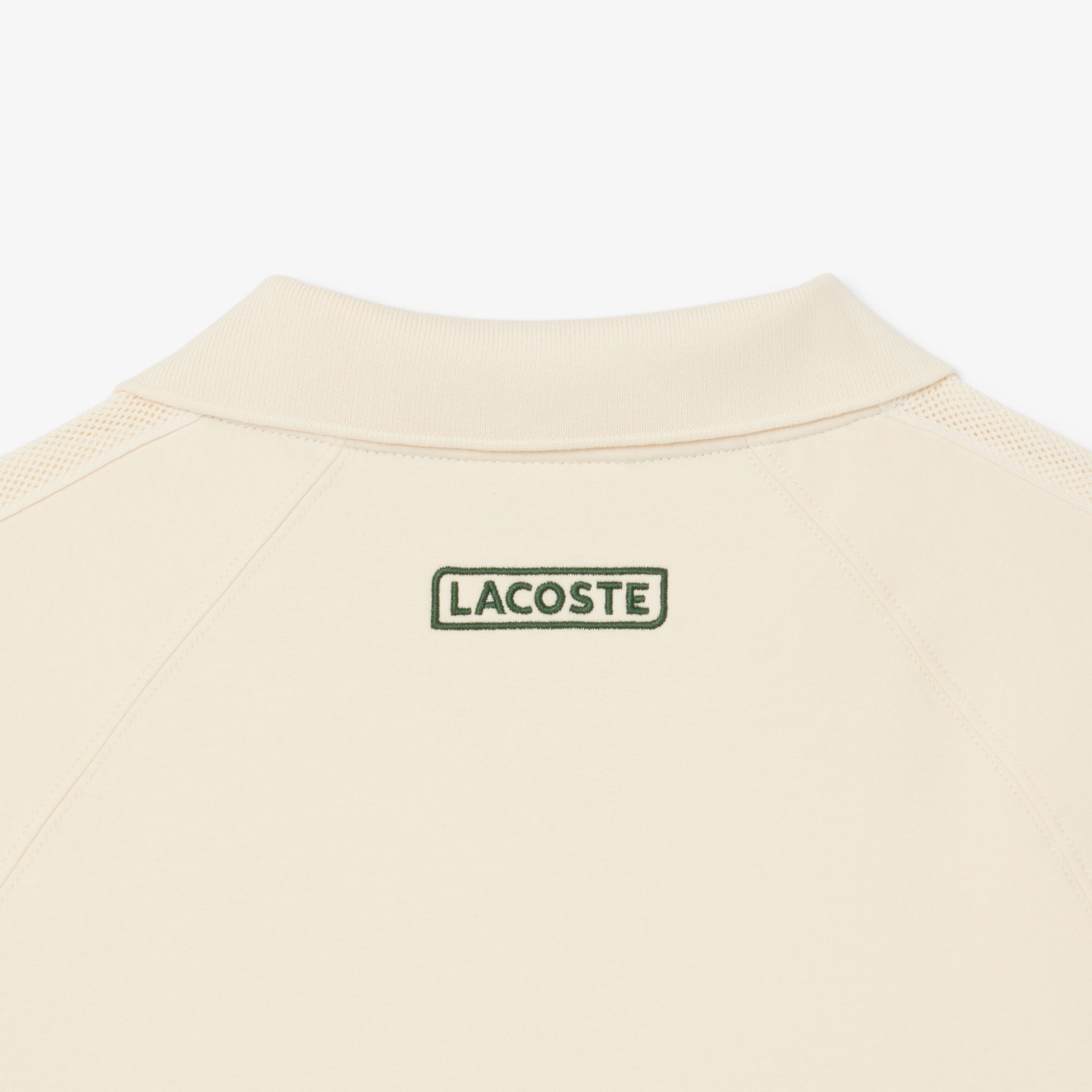 Lacoste Erkek Classic Fit Organik Pamuk Krem Polo