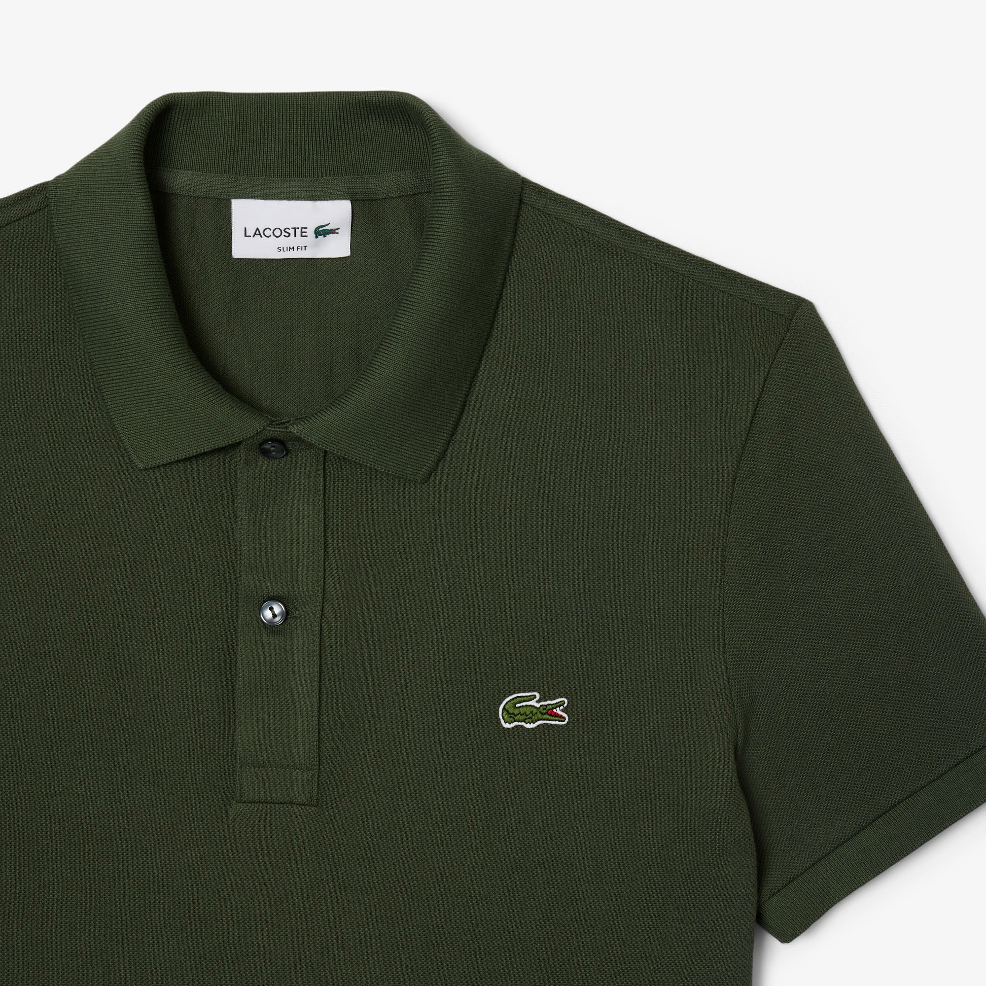 Lacoste L.12.12 Erkek Slim Fit Haki Polo
