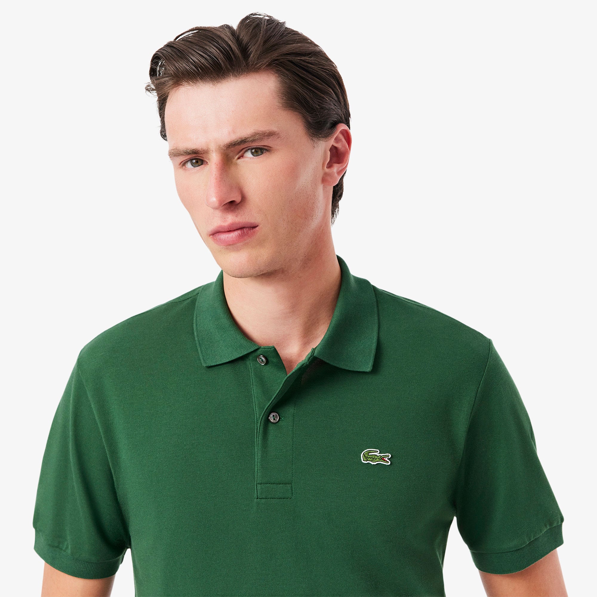 Lacoste L.12.12 Light Erkek Classic Fit Yeşil Polo görsel 2