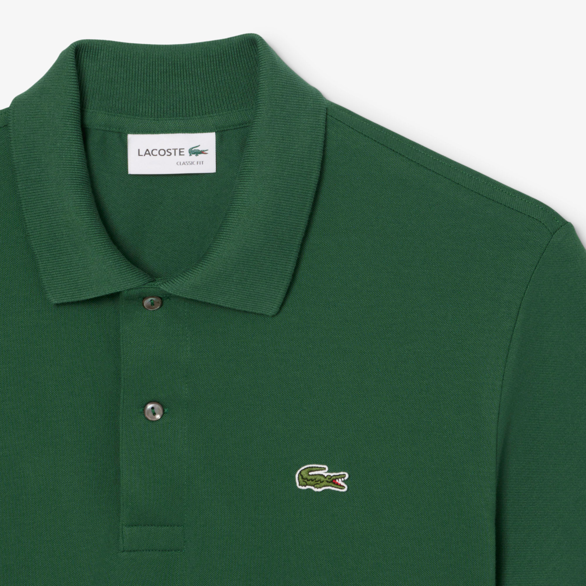 Lacoste L.12.12 Light Erkek Classic Fit Yeşil Polo görsel 6