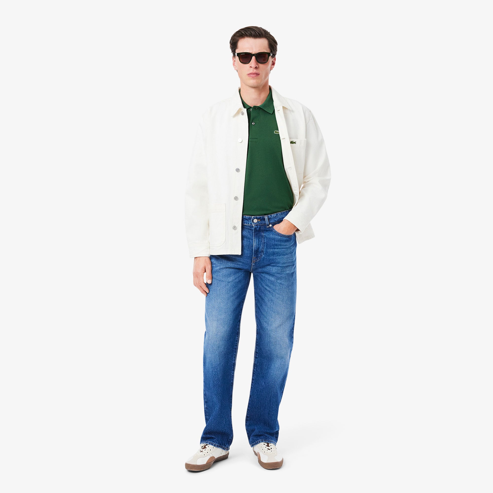 Lacoste L.12.12 Light Erkek Classic Fit Yeşil Polo görsel 5