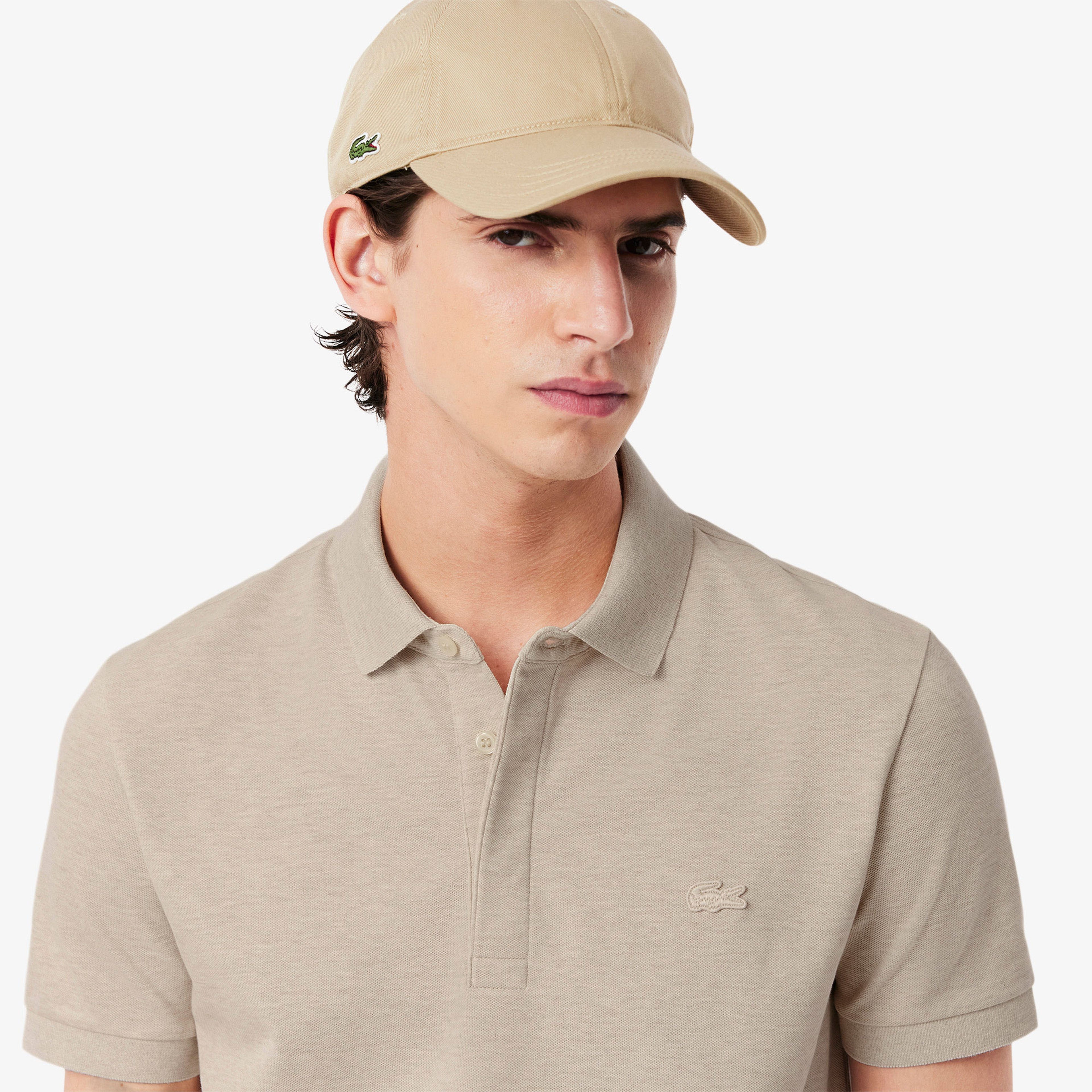Erkek Regular Fit Bej Paris Polo