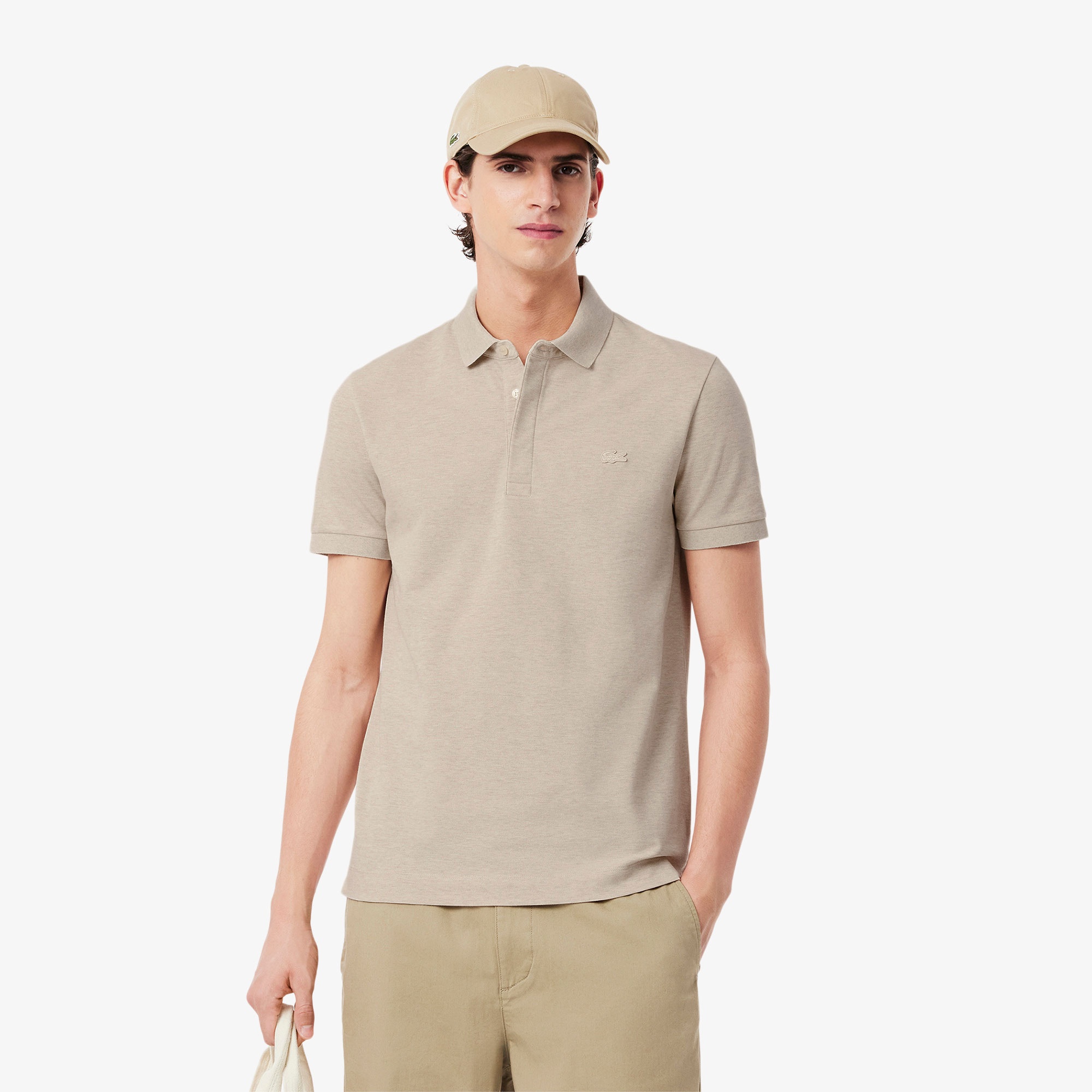 Erkek Regular Fit Bej Paris Polo
