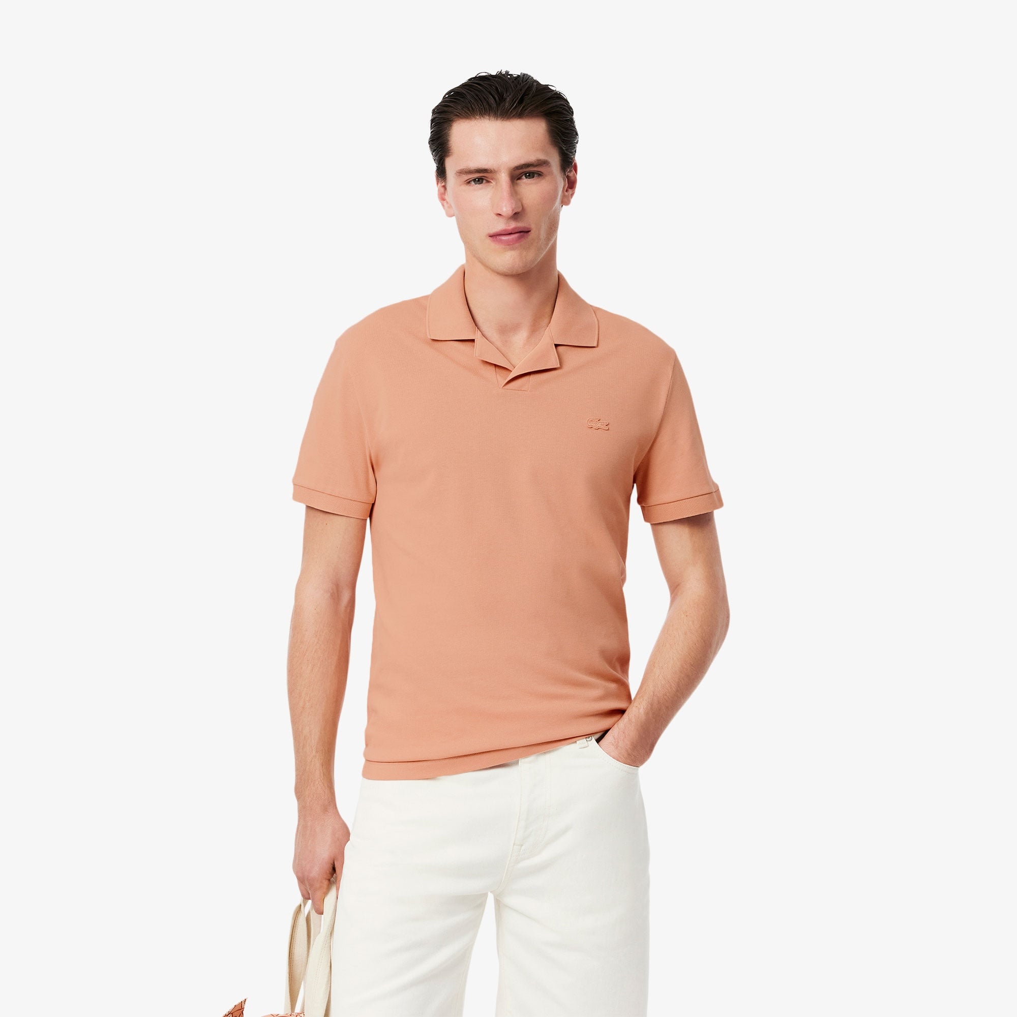 Lacoste Paris Erkek Classic Fit Pembe Polo