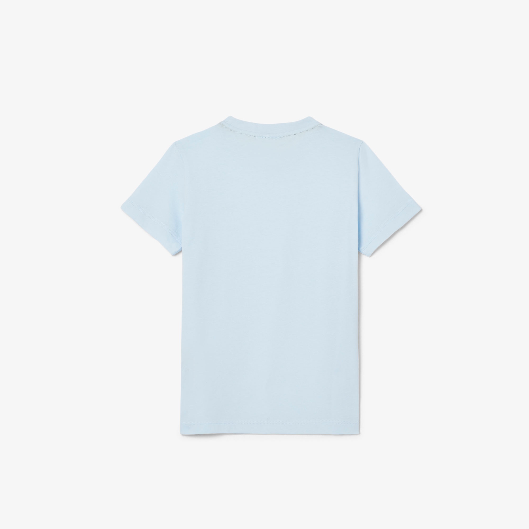 Lacoste Çocuk Bisiklet Yaka Açık Mavi T-Shirt