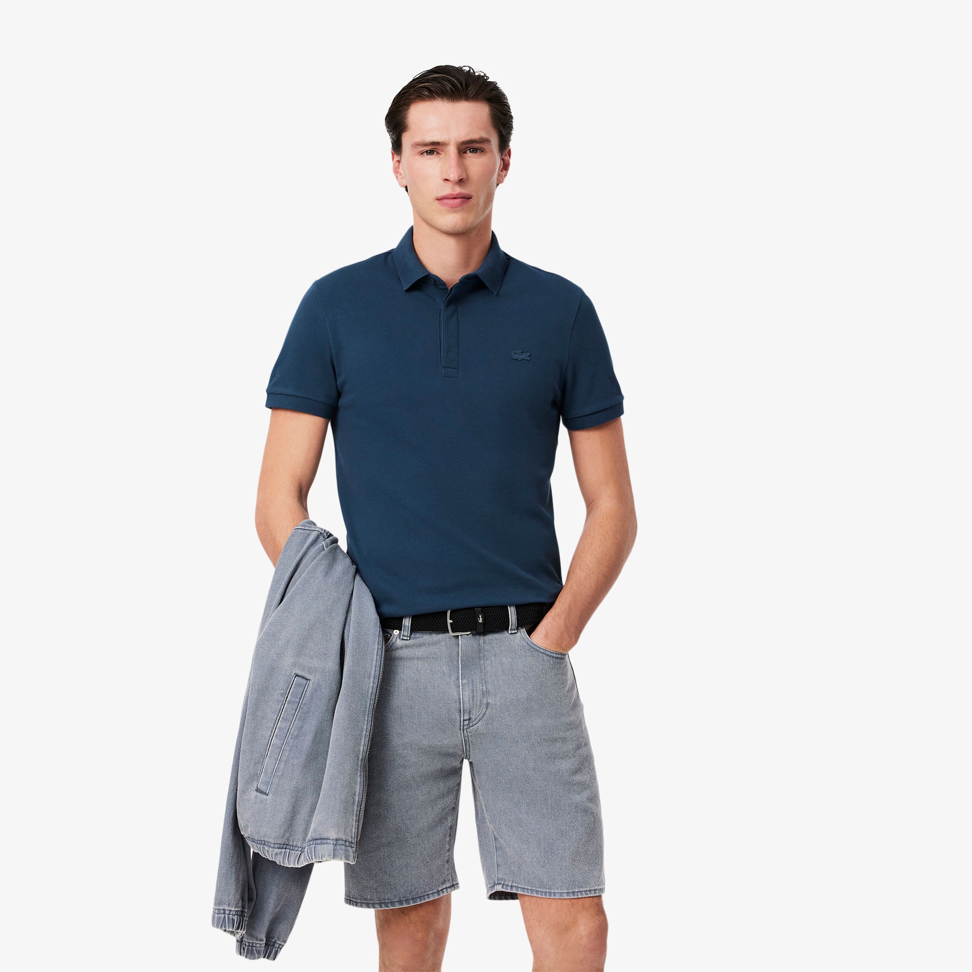 Lacoste Paris Erkek Regular Fit Lacivert Polo