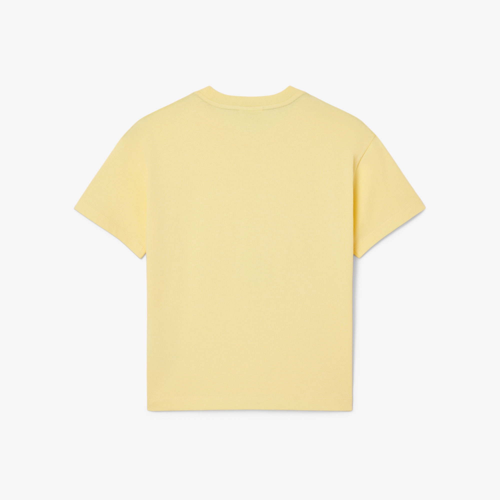 Lacoste Çocuk Bisiklet Yaka Baskılı Sarı T-Shirt