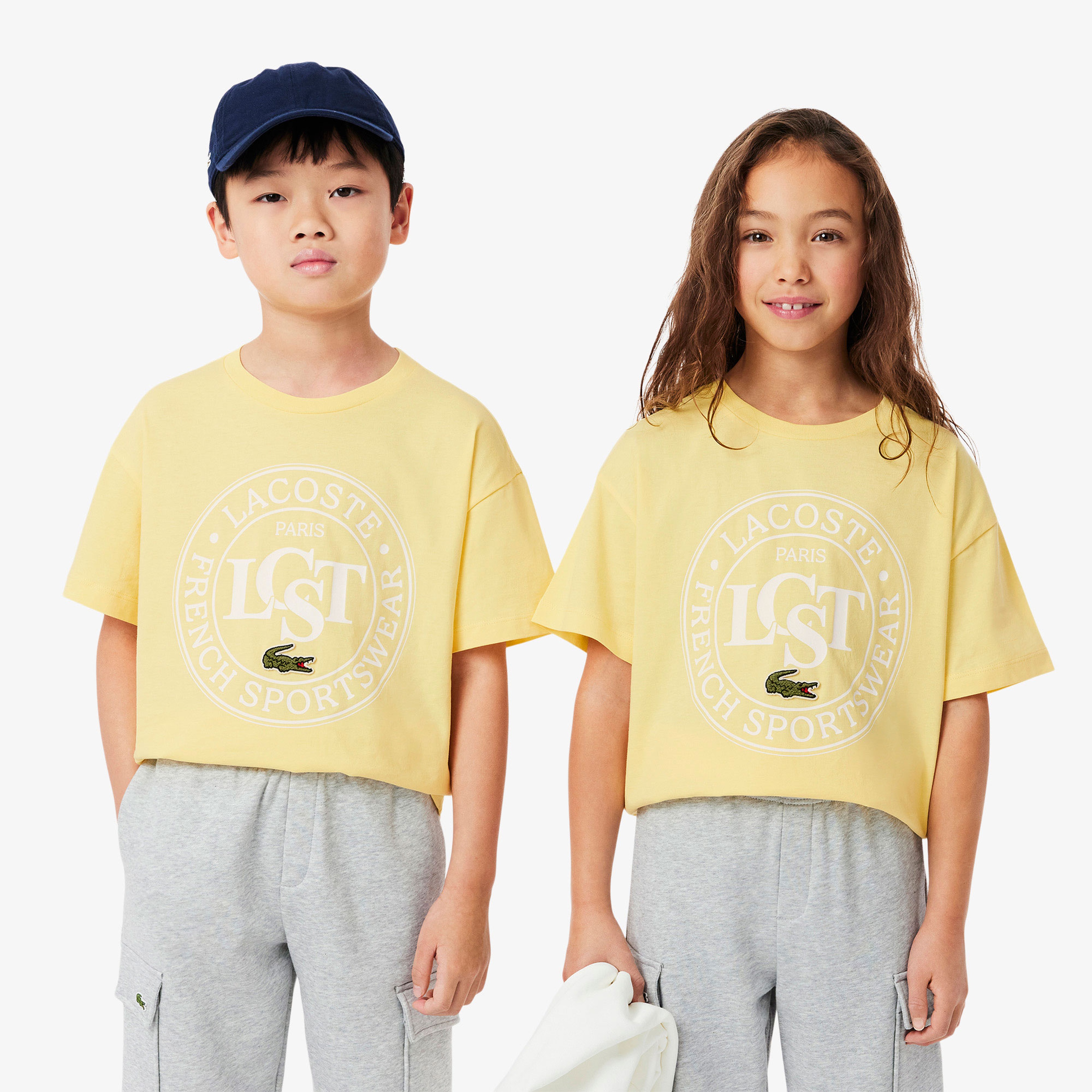 Çocuk Bisiklet Yaka Baskılı Sarı T-Shirt