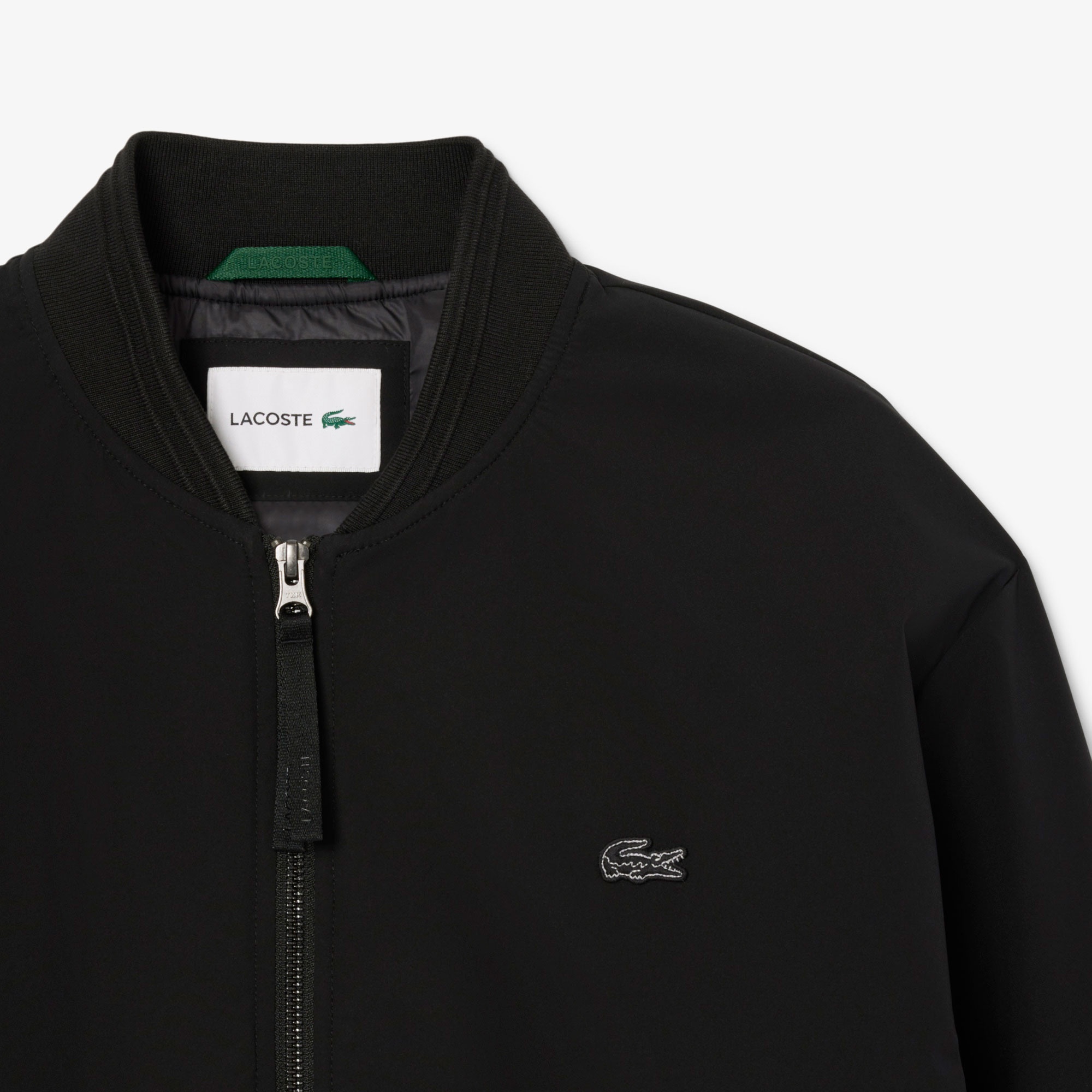 Lacoste Erkek Hakim Yaka Siyah Bomber Ceket