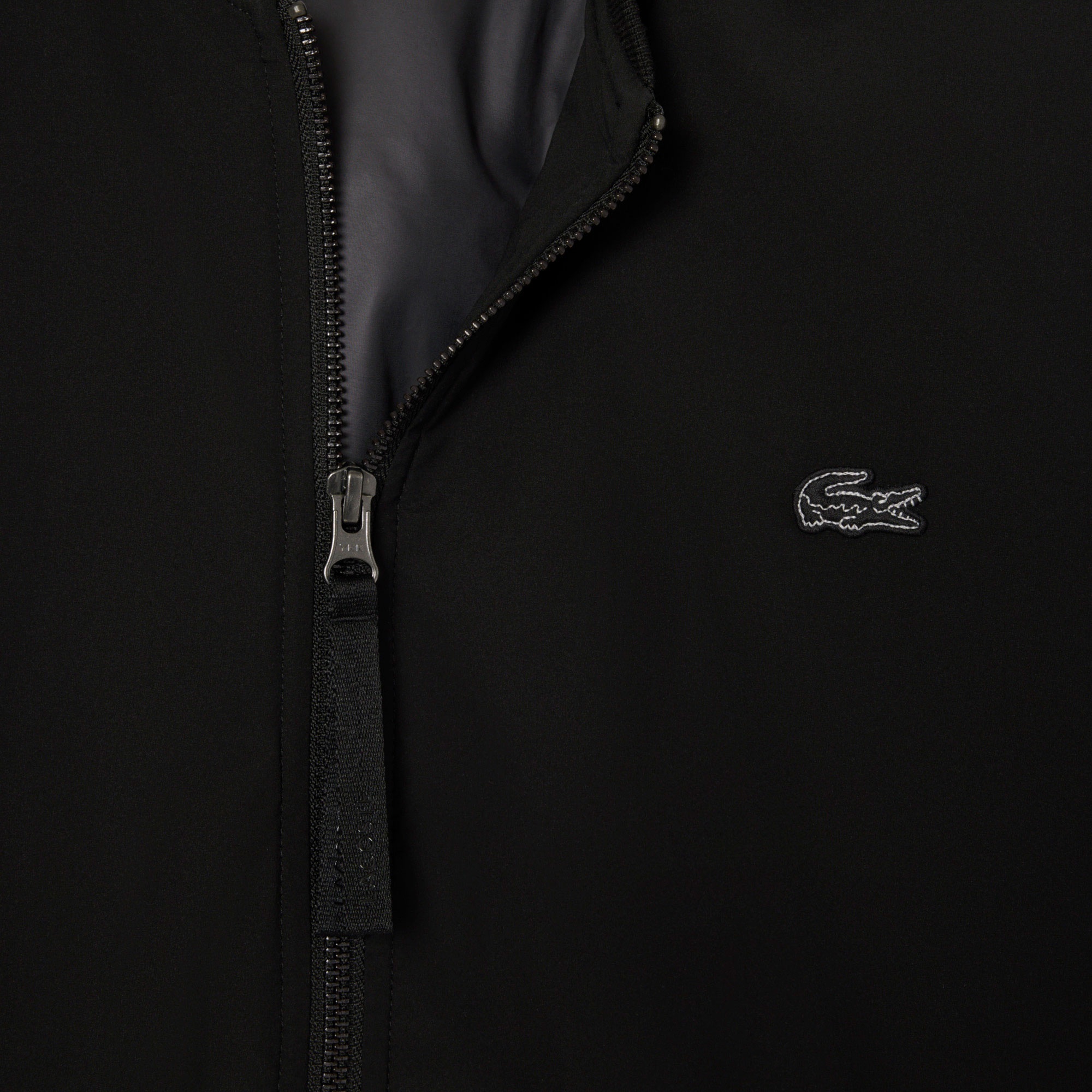 Lacoste Erkek Hakim Yaka Siyah Bomber Ceket