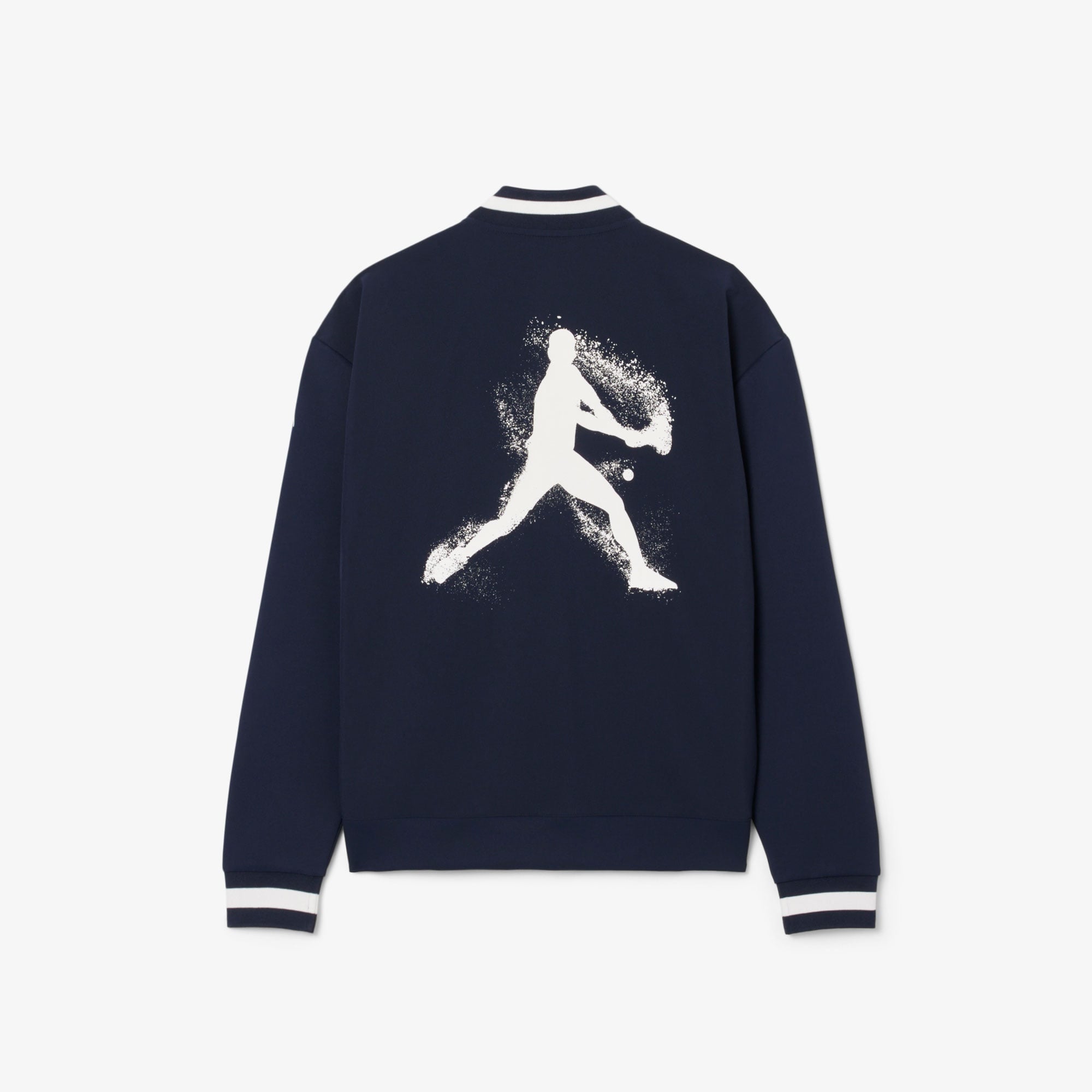 Lacoste Erkek Hakim Yaka Baskılı Lacivert Ceket