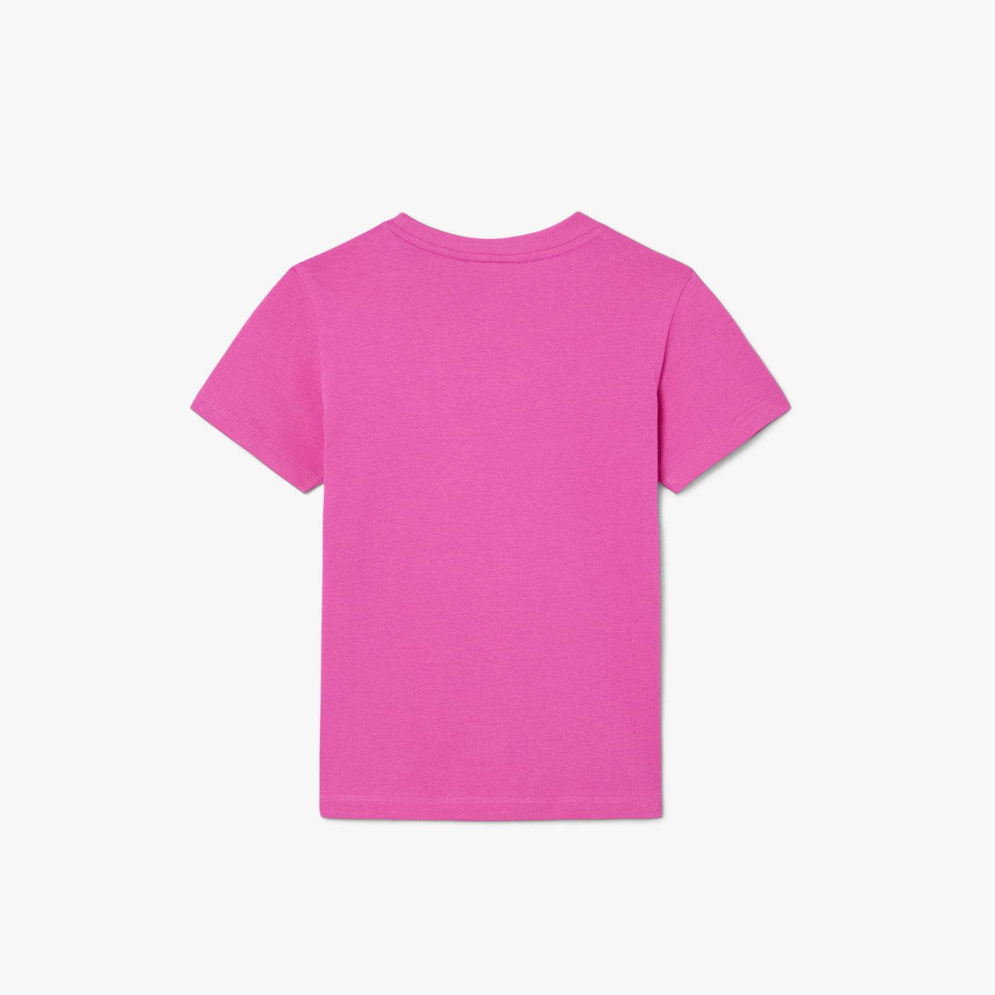 Lacoste Çocuk Bisiklet Yaka Pembe T-Shirt görsel 5