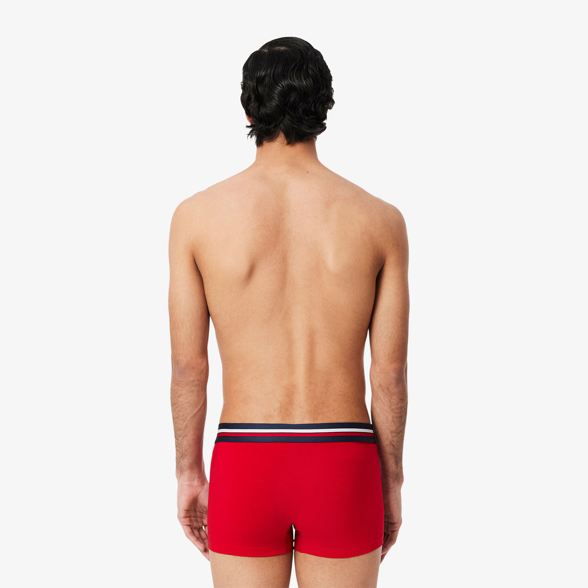 Lacoste Erkek 3'lü Renkli Boxer görsel 3