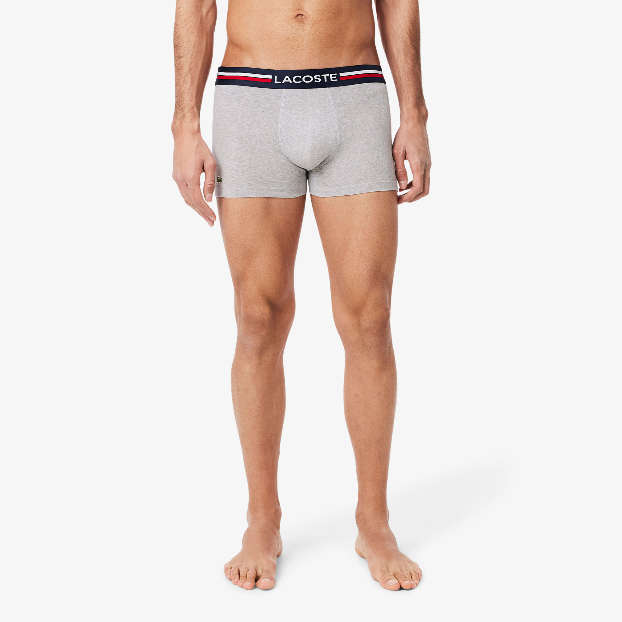 Lacoste Erkek 3'lü Renkli Boxer görsel 4