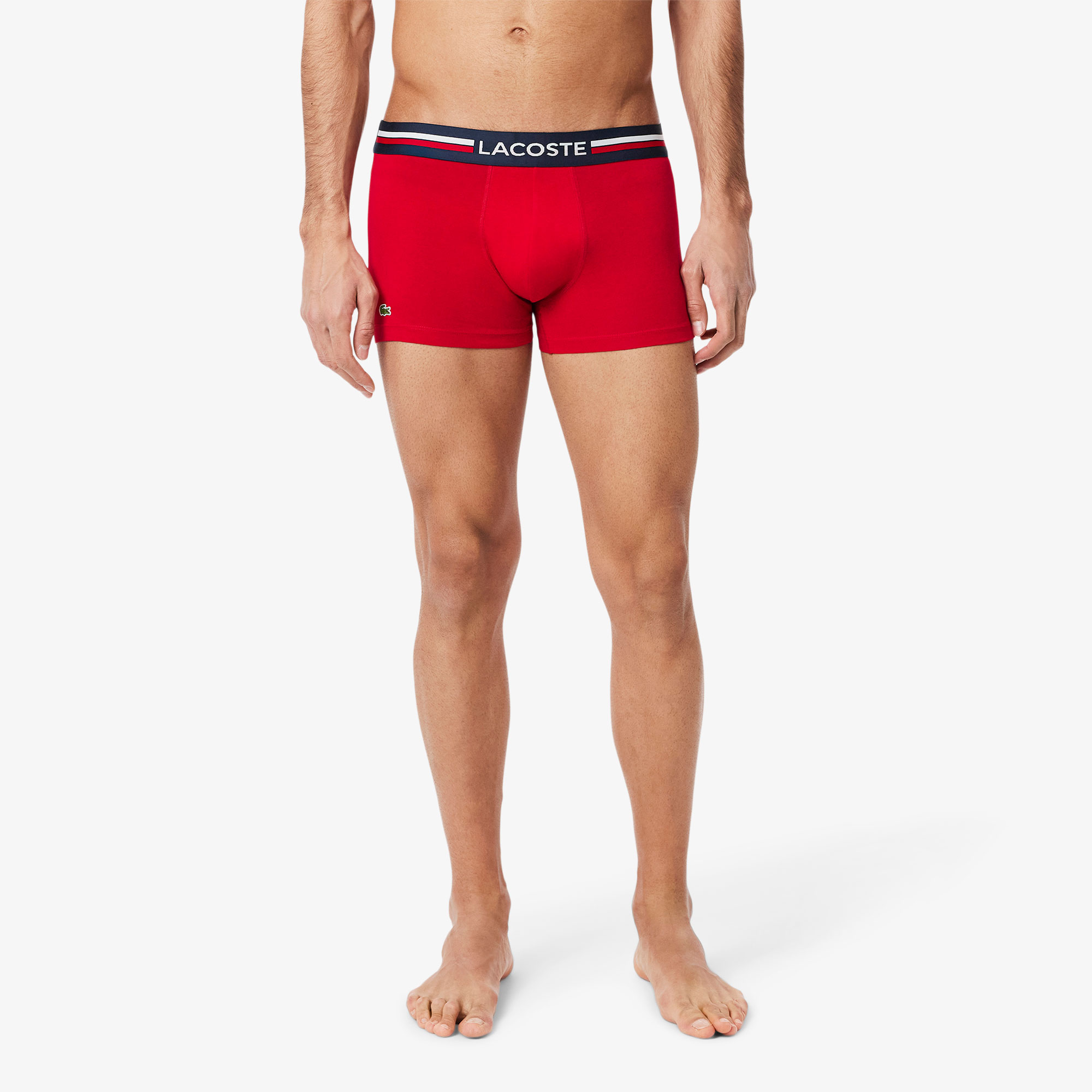 Lacoste Erkek 3'lü Renkli Boxer görsel 2