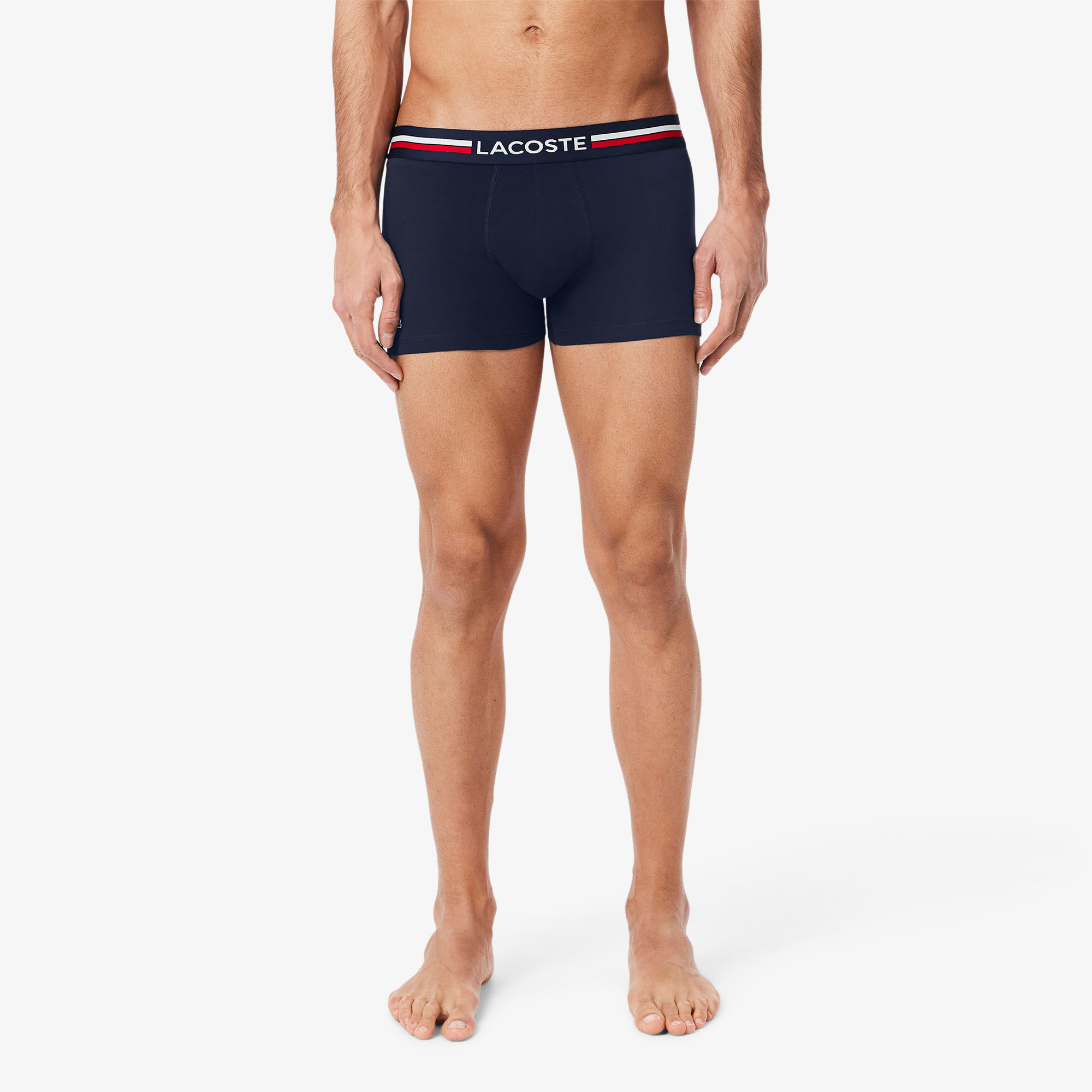 Lacoste Erkek 3'lü Renkli Boxer görsel 7