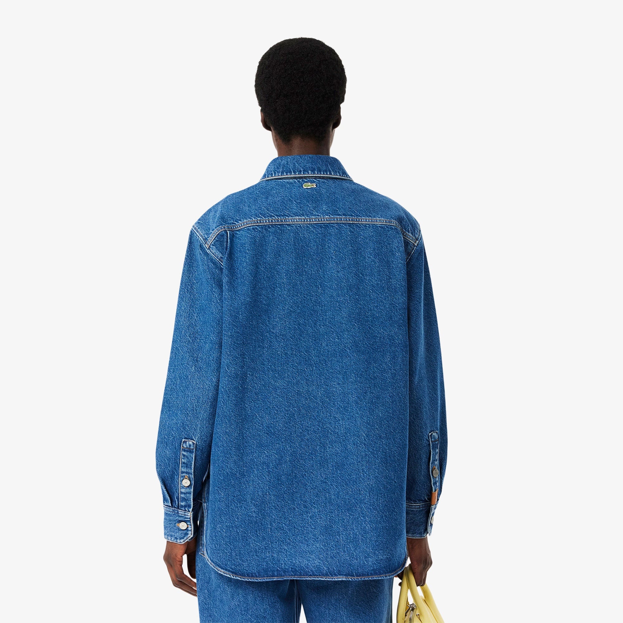 Kadın Relaxed Fit Denim Lacivert Ceket